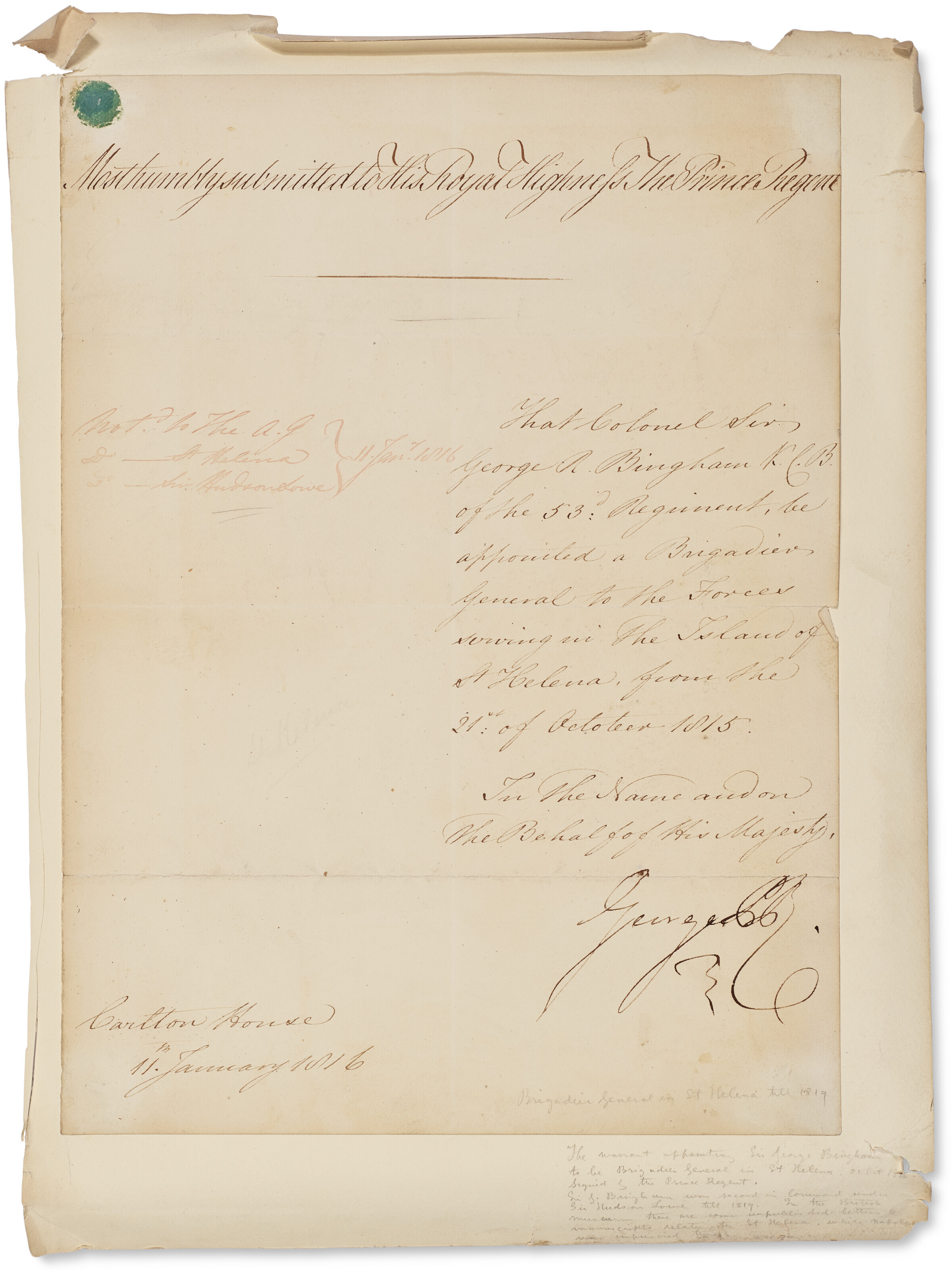 Letters and documents on Napoleon #39 s exile in St Helena Various