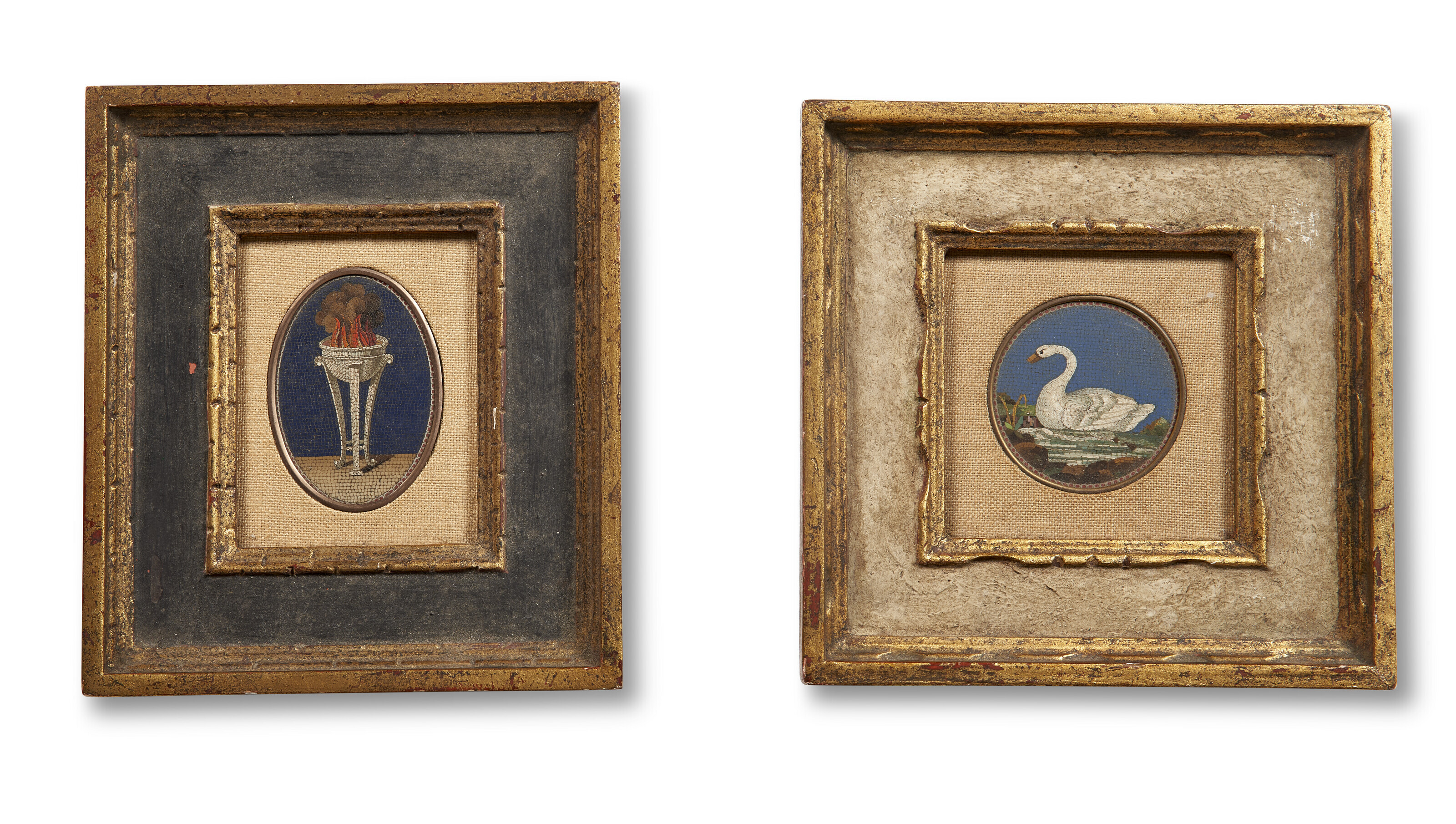 TWO FINE ROMAN MICROMOSAICS, CIRCA 1800 | Christie’s