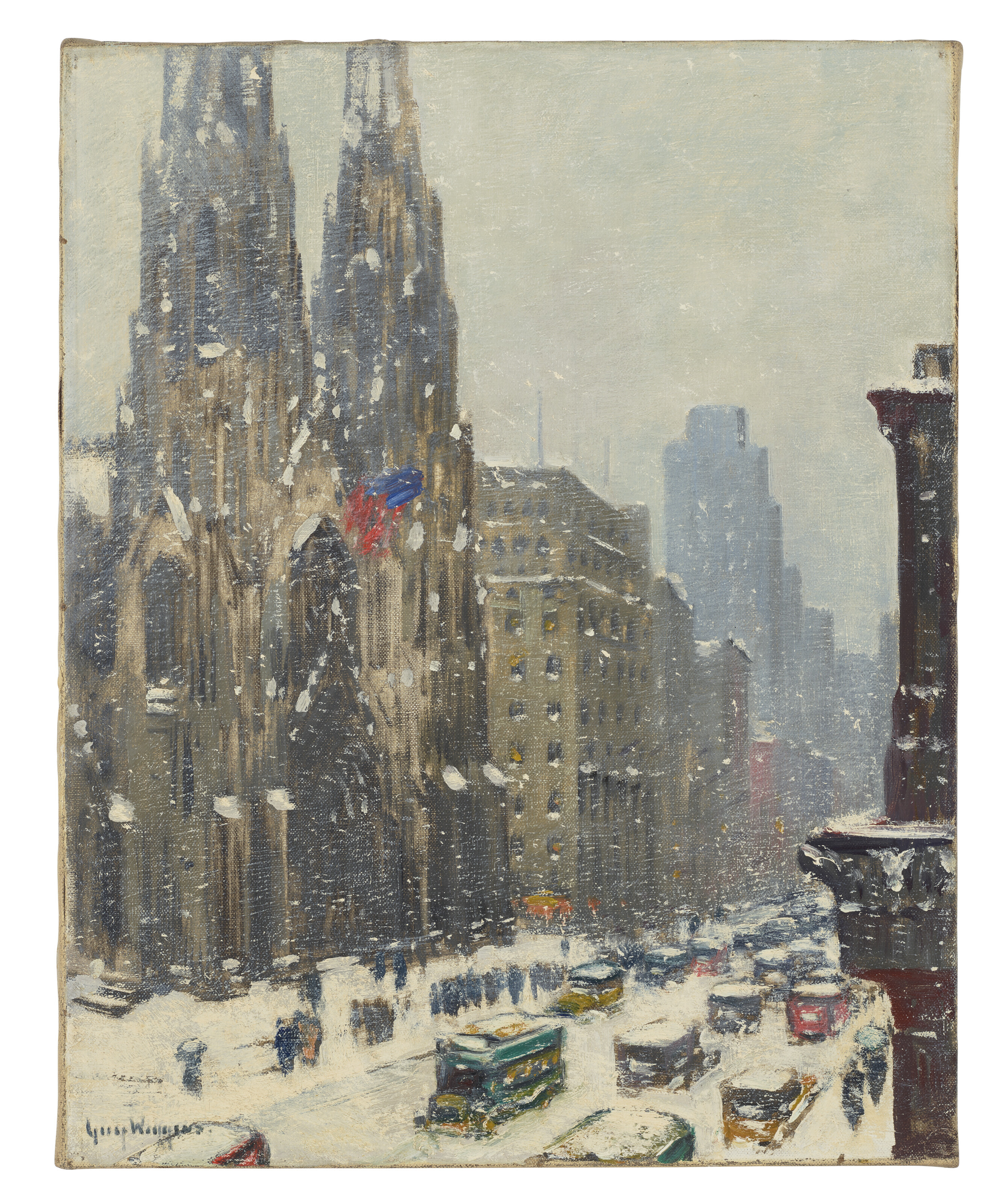 Guy Carleton Wiggins (American, 1883-1962), St. Patrick’s Cathedral ...