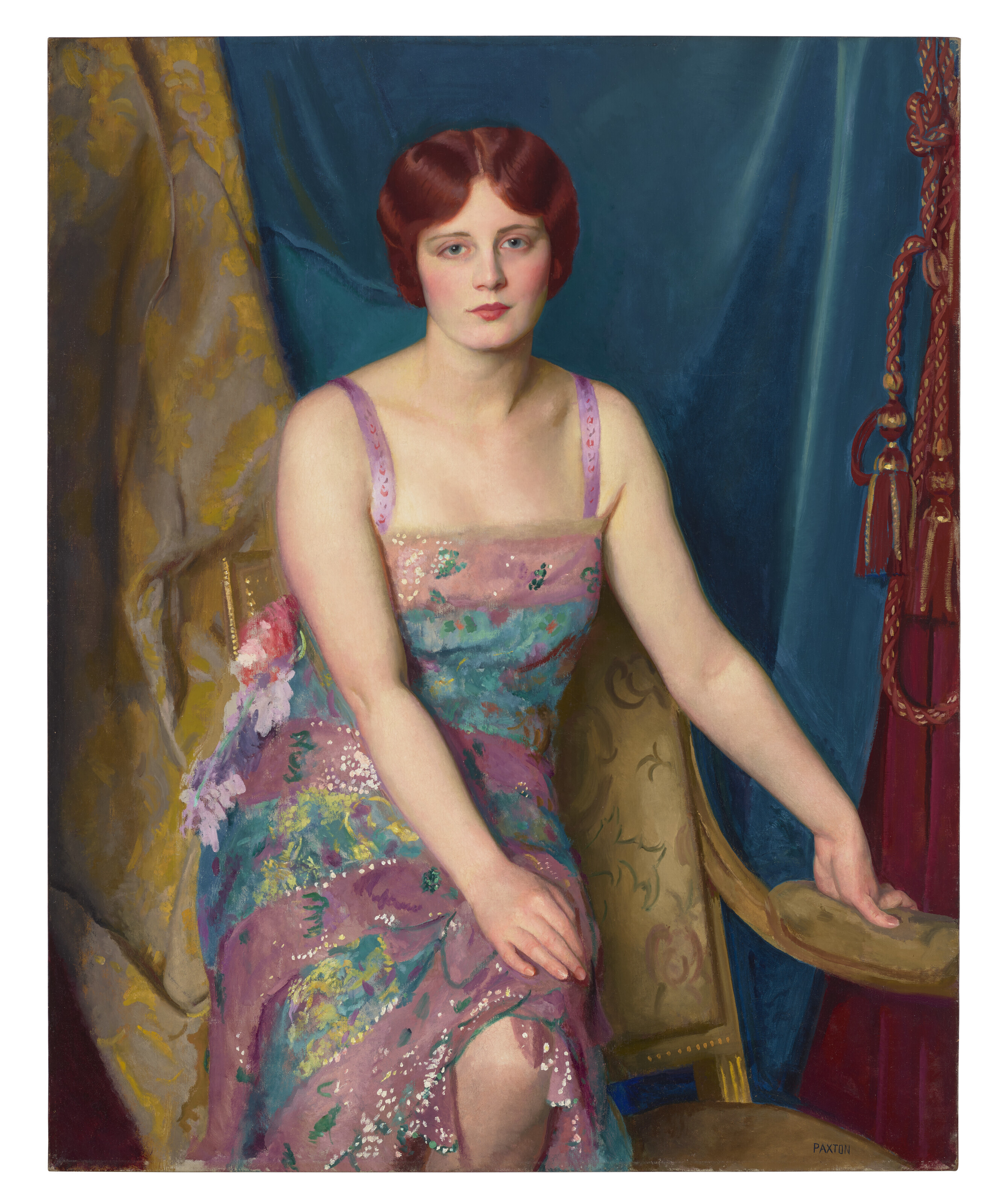 William McGregor Paxton (American, 1869-1941), Glitter | Christie's