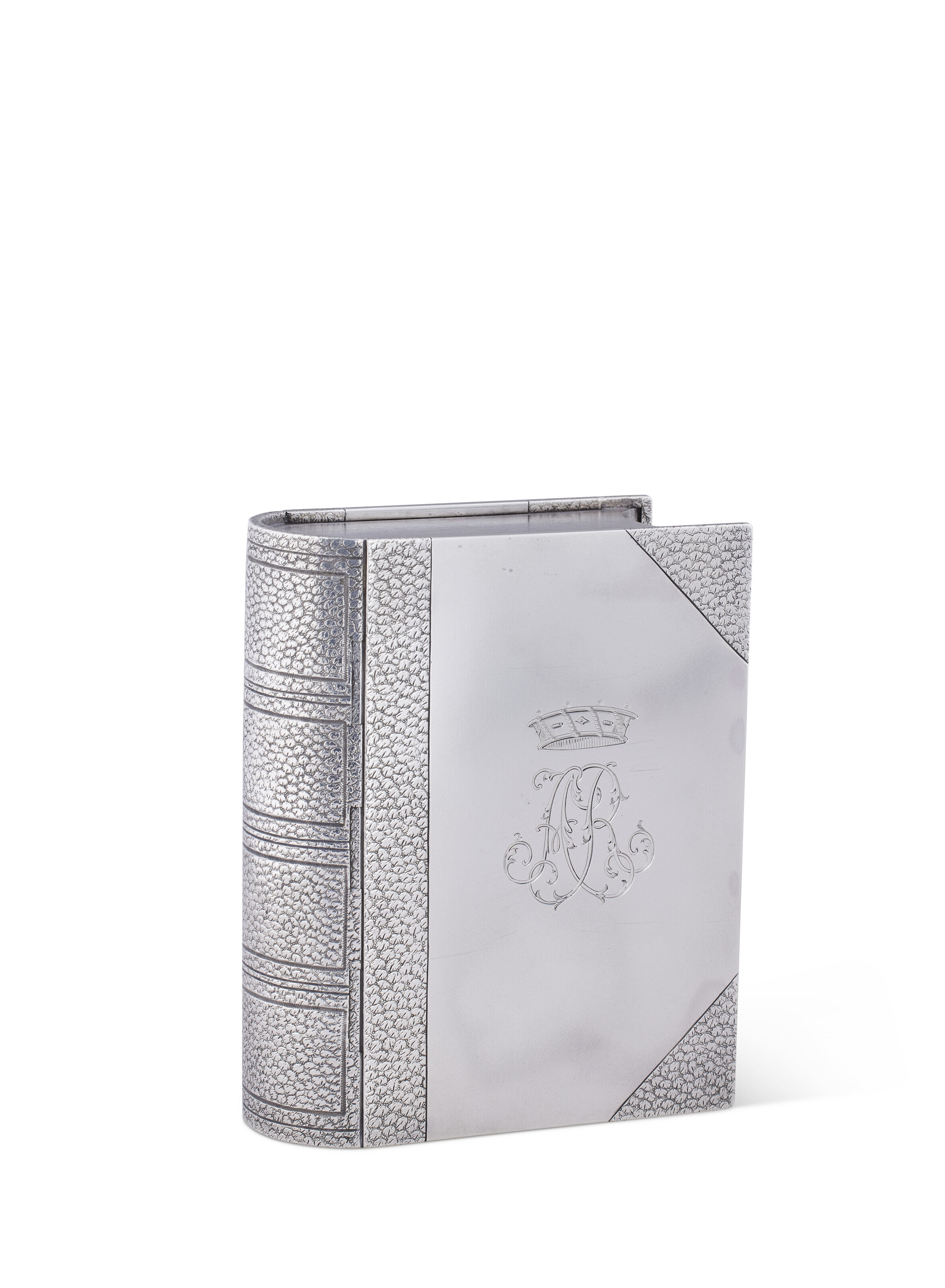 A FRENCH SILVER NOVELTY CIGARETTE BOX, MARK OF HELLER FRERES, PARIS,  1880-1912