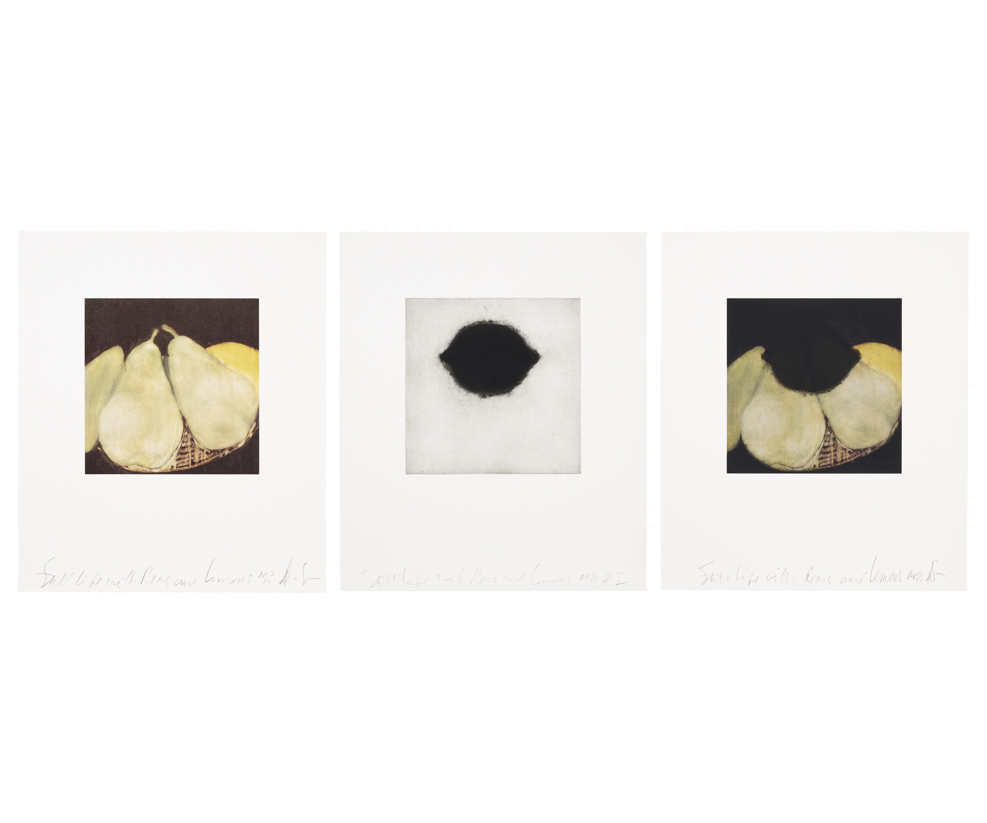 DONALD SULTAN (B. 1951), Still Life with Pears and Lemons | Christie's