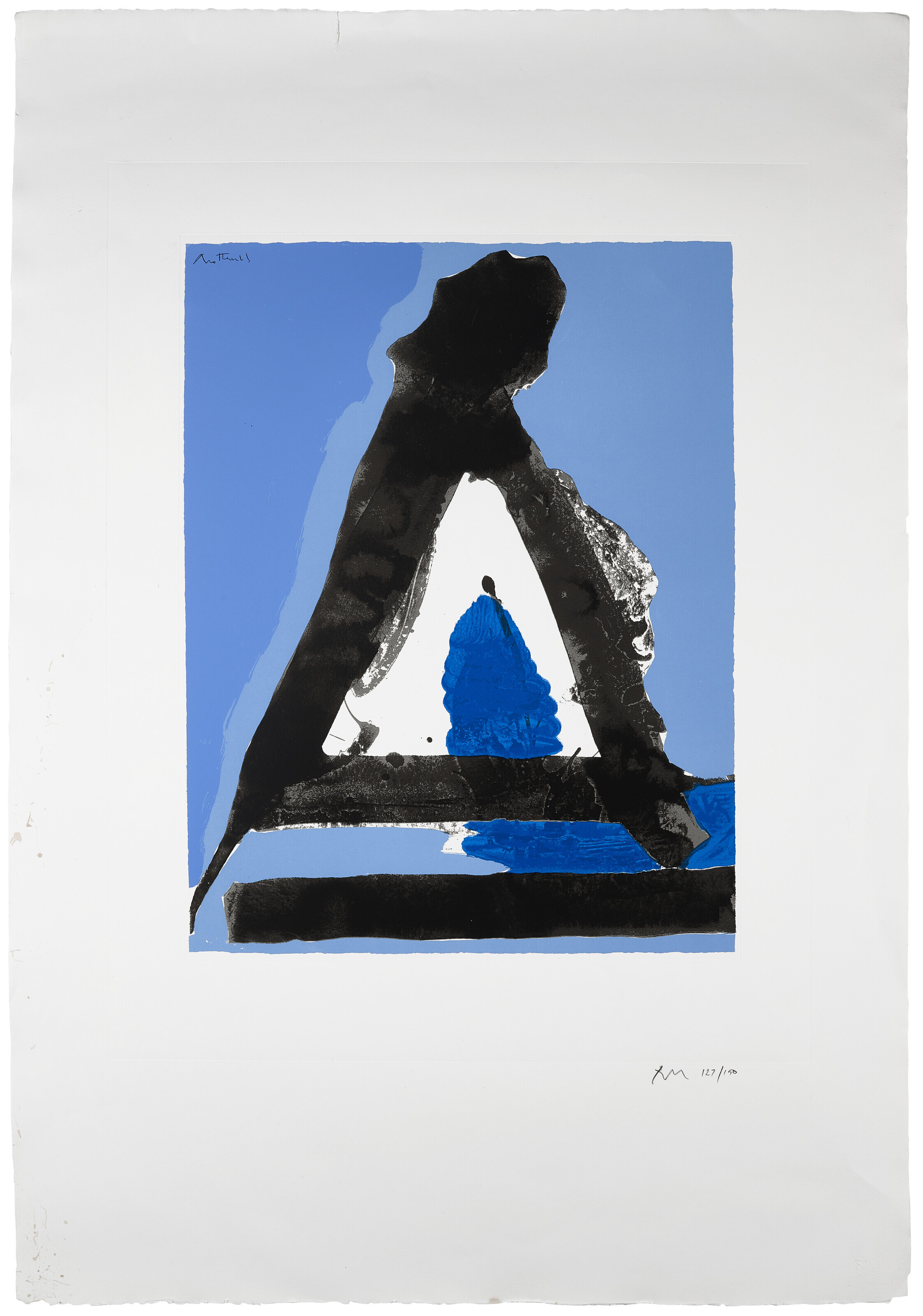 ROBERT MOTHERWELL (1915-1991), Untitled, from The Basque