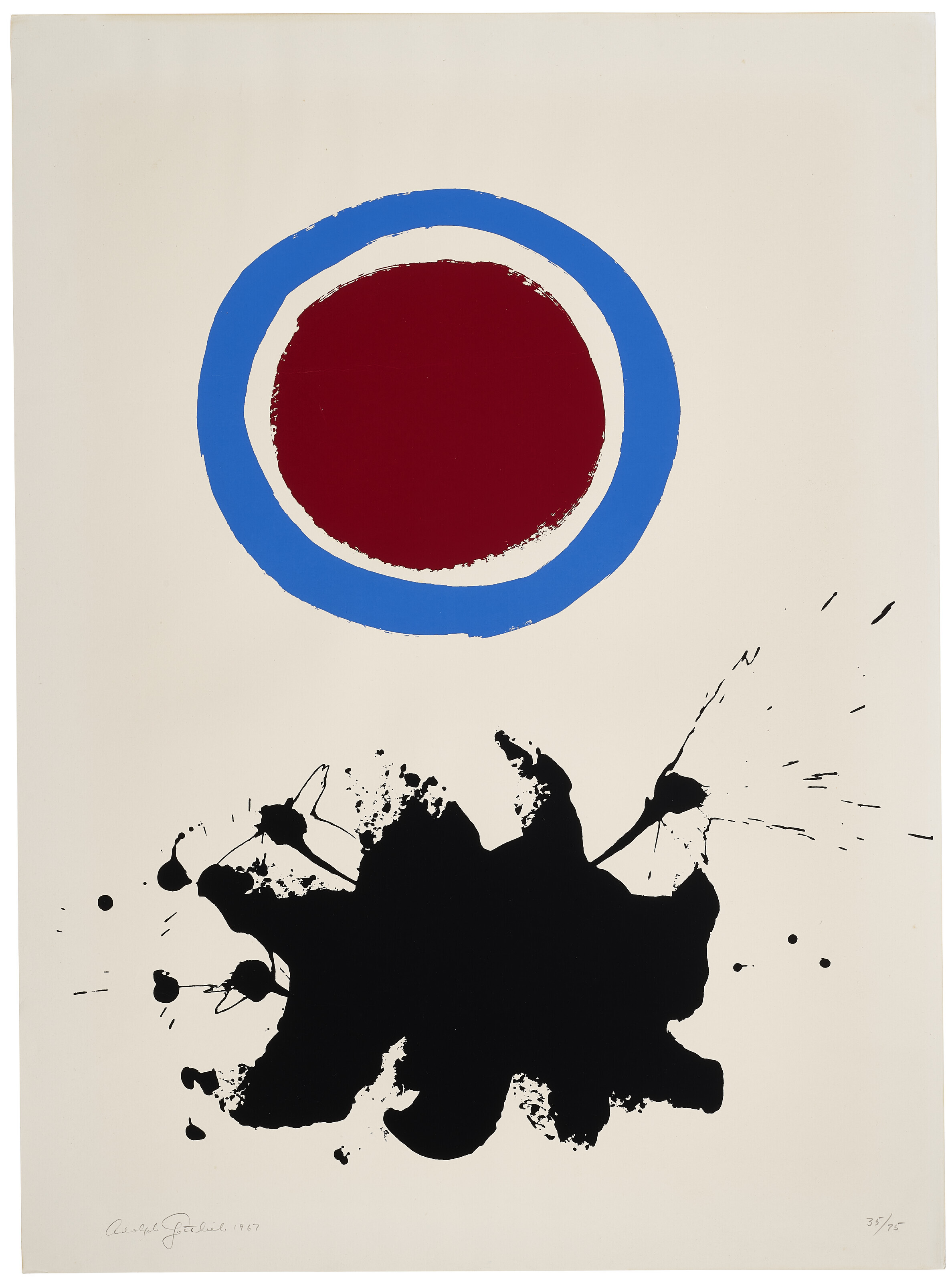 ADOLPH GOTTLIEB (1903-1974), Blue Halo | Christie's