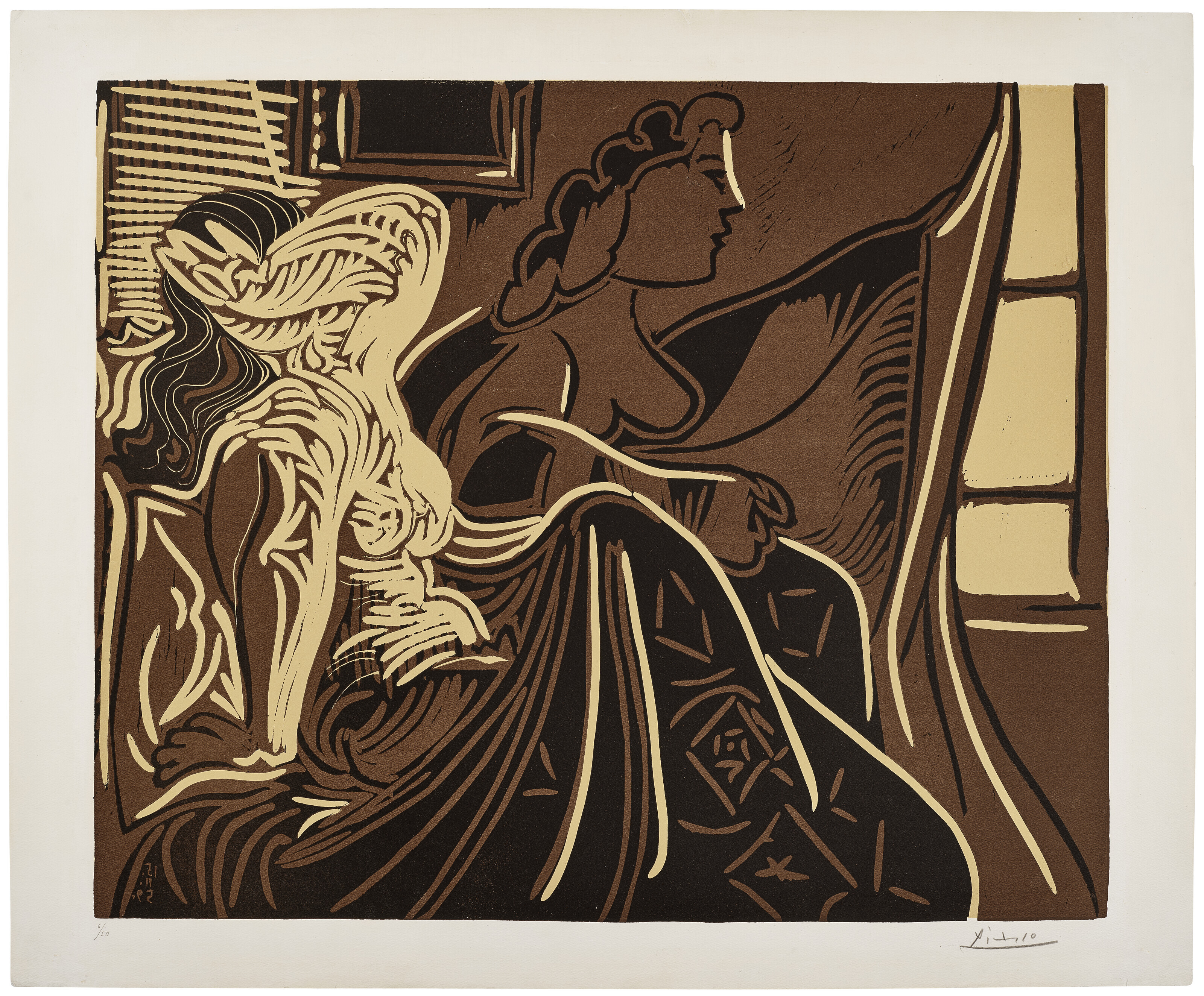 PABLO PICASSO (1881-1973), Deux femmes près de la fenêtre | Christie's