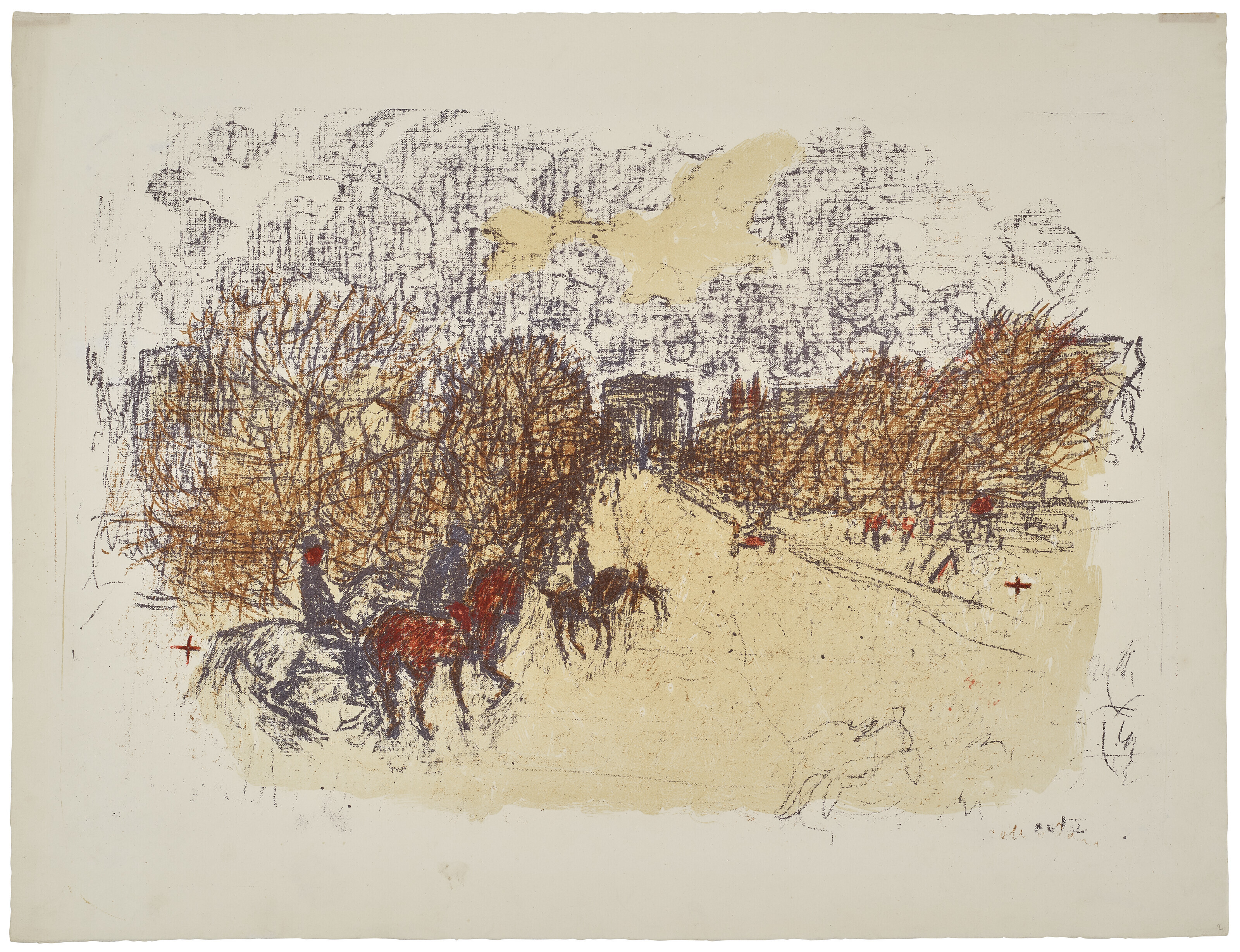 PIERRE BONNARD (1867-1947), Le pont, from Quelques aspects de la