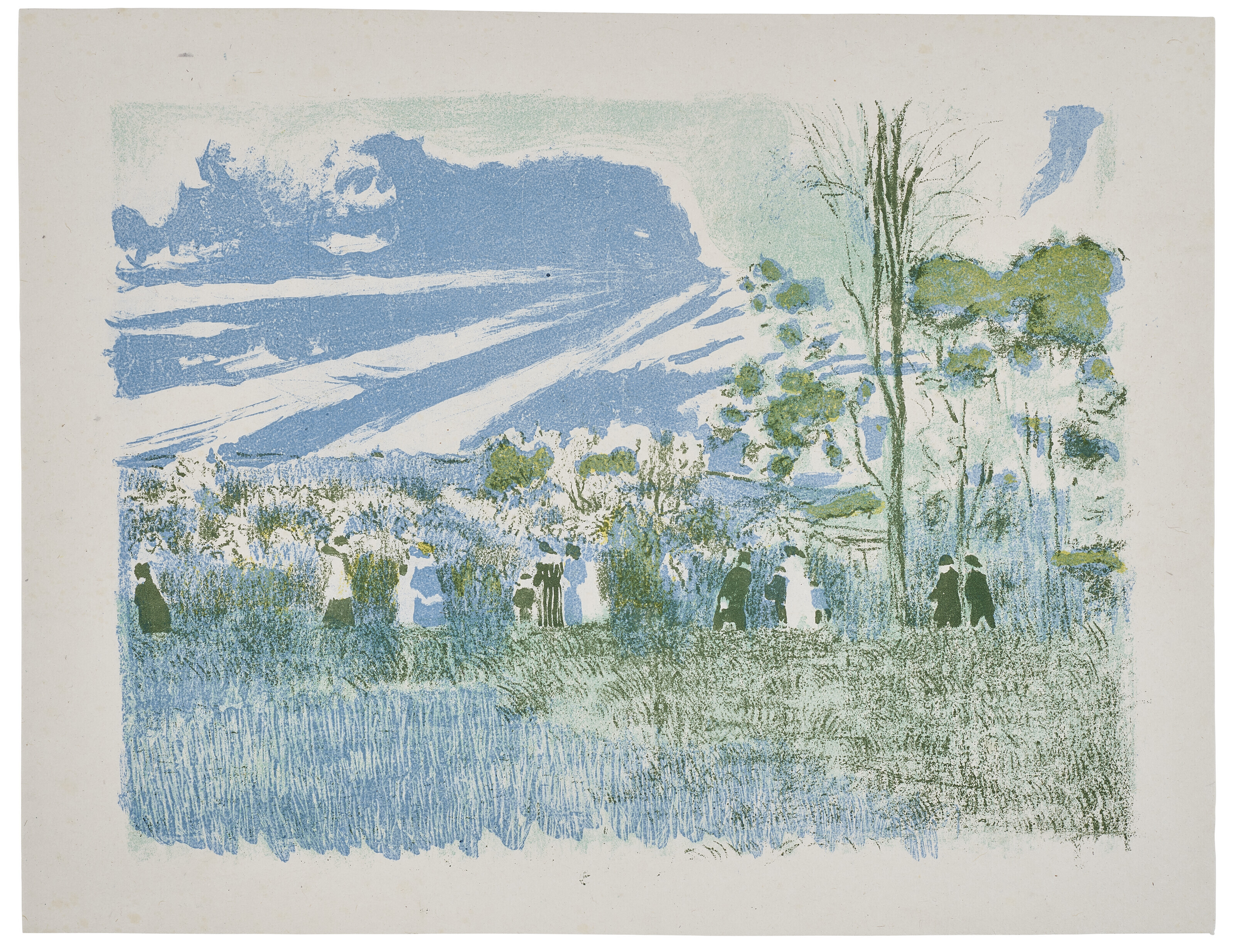 ÉDOUARD VUILLARD (1868-1940), A Travers Champs, from Paysages et