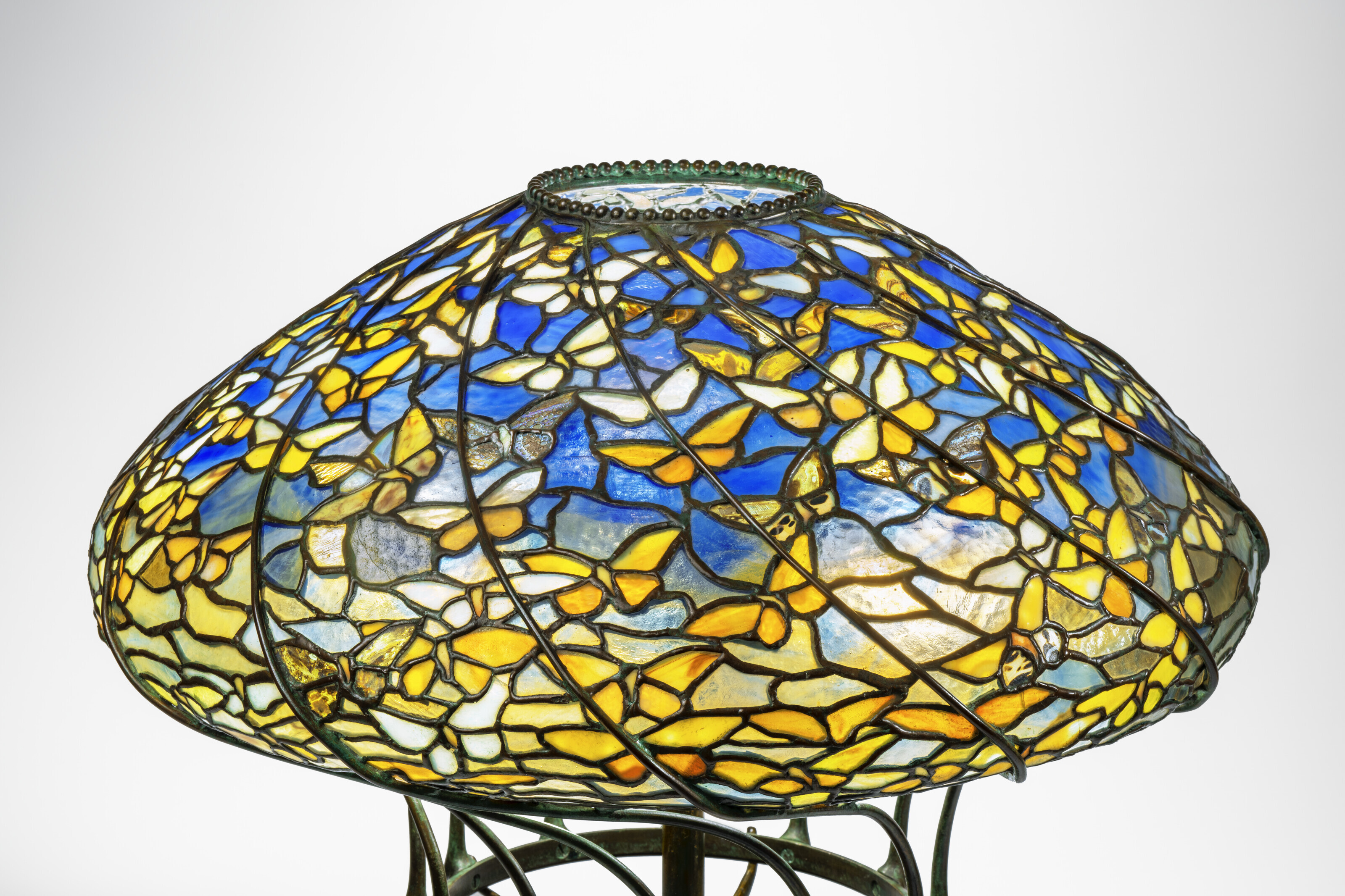 TIFFANY STUDIOS, Important and Rare 'Butterfly' Table Lamp, circa