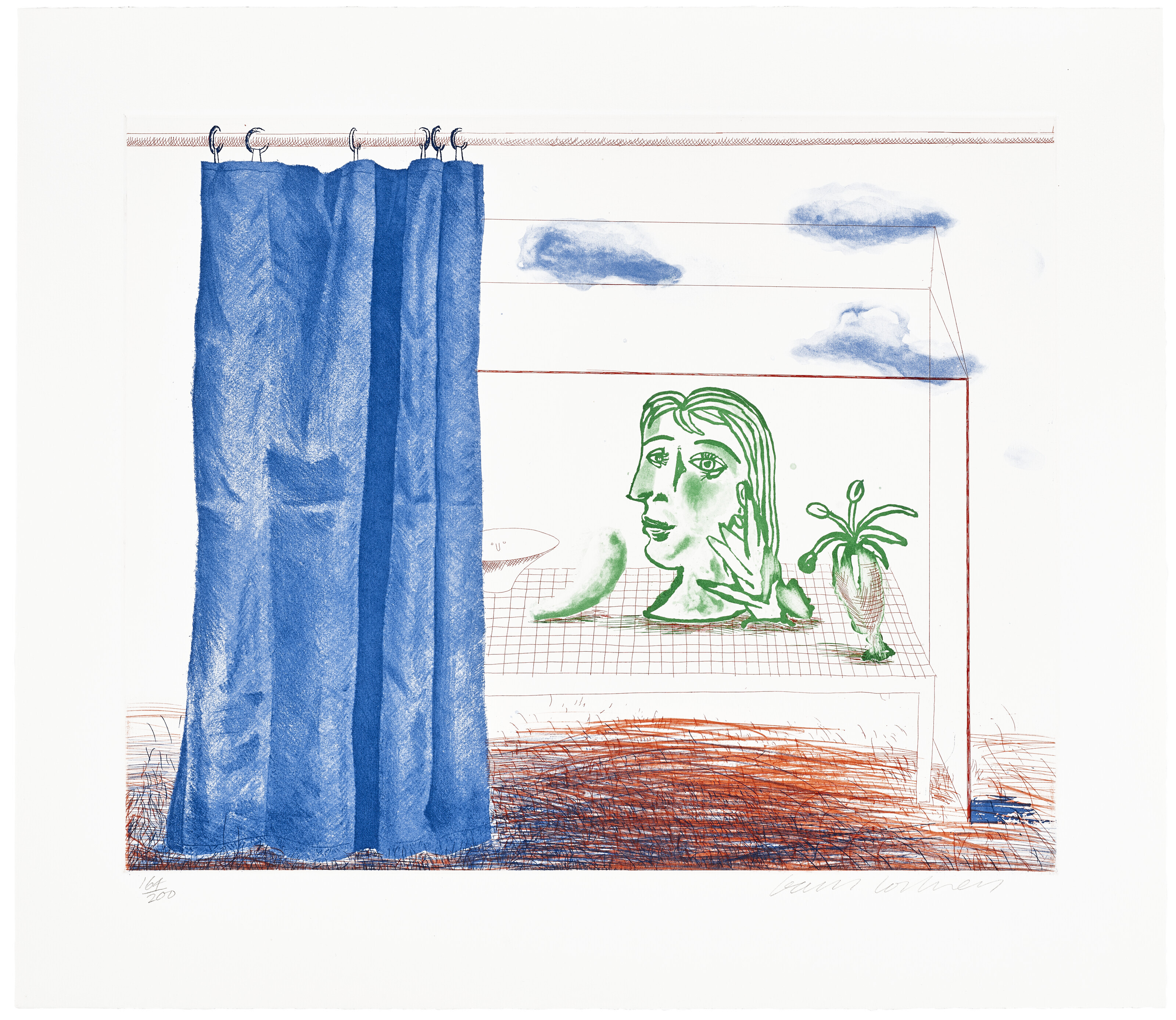 DAVID HOCKNEY (B. 1937), The Blue Guitar | Christie's