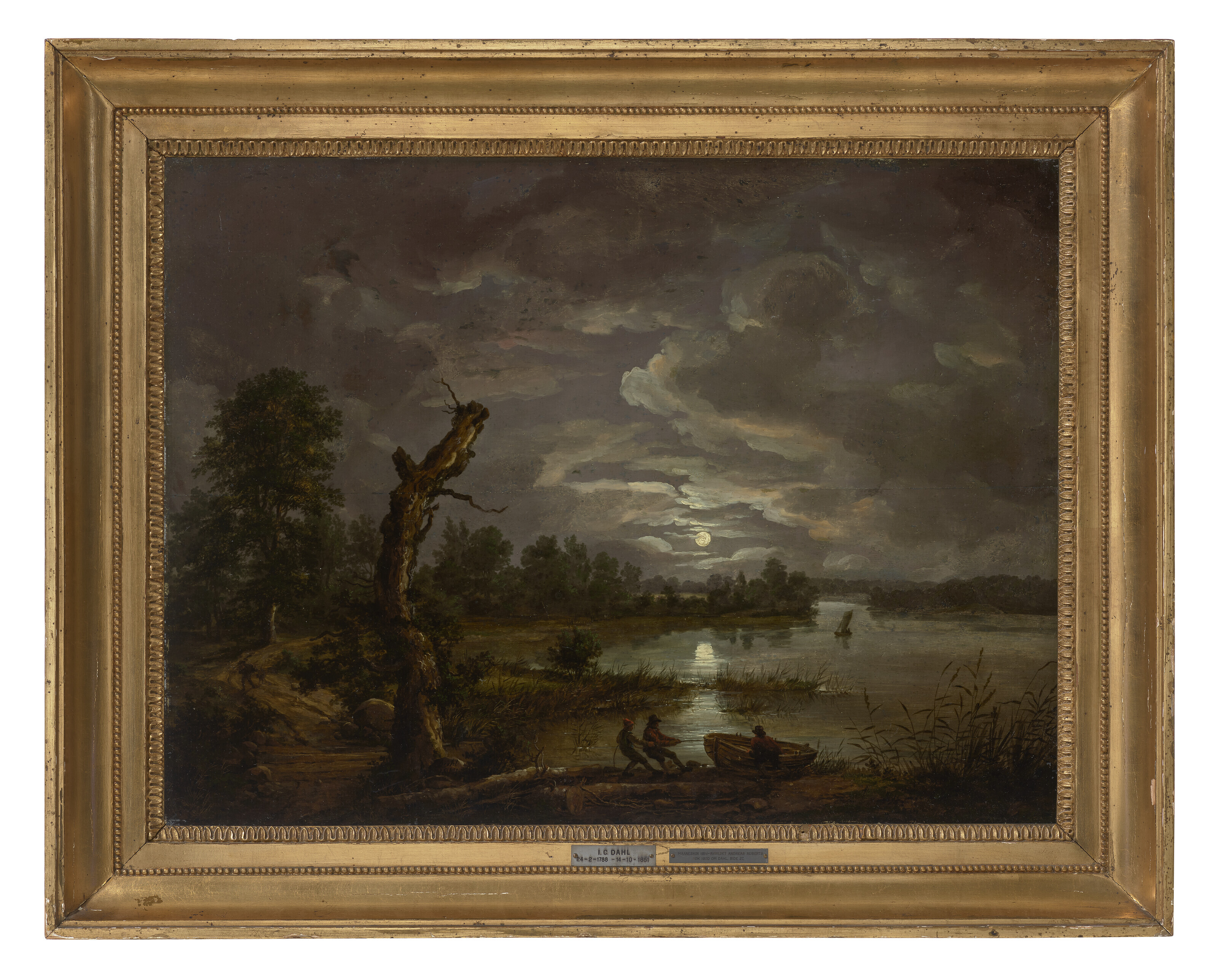 Johan Christian Clausen Dahl、希少画集、新品額装付 Johan Christian Clausen Dahl、希少画集、新品額装付