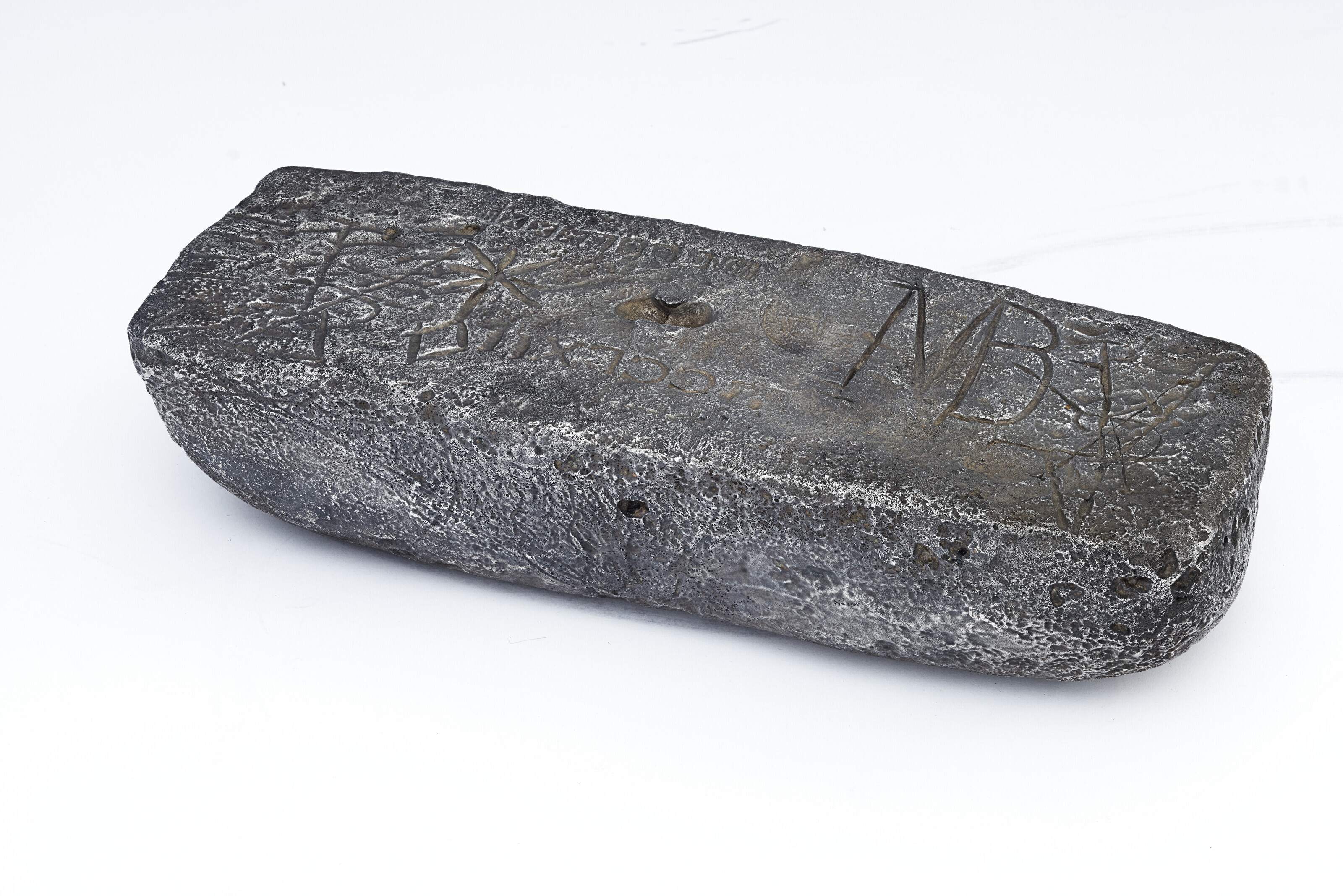 A South American silver ingot from the Nuestra Se&ntilde;ora de Atocha. Probably Peru, c. 1622. Sold for $69,300 in Sculptural Silver and Works of Art from the Orange Blossom Collection on 6 April 2023 at Christie's online