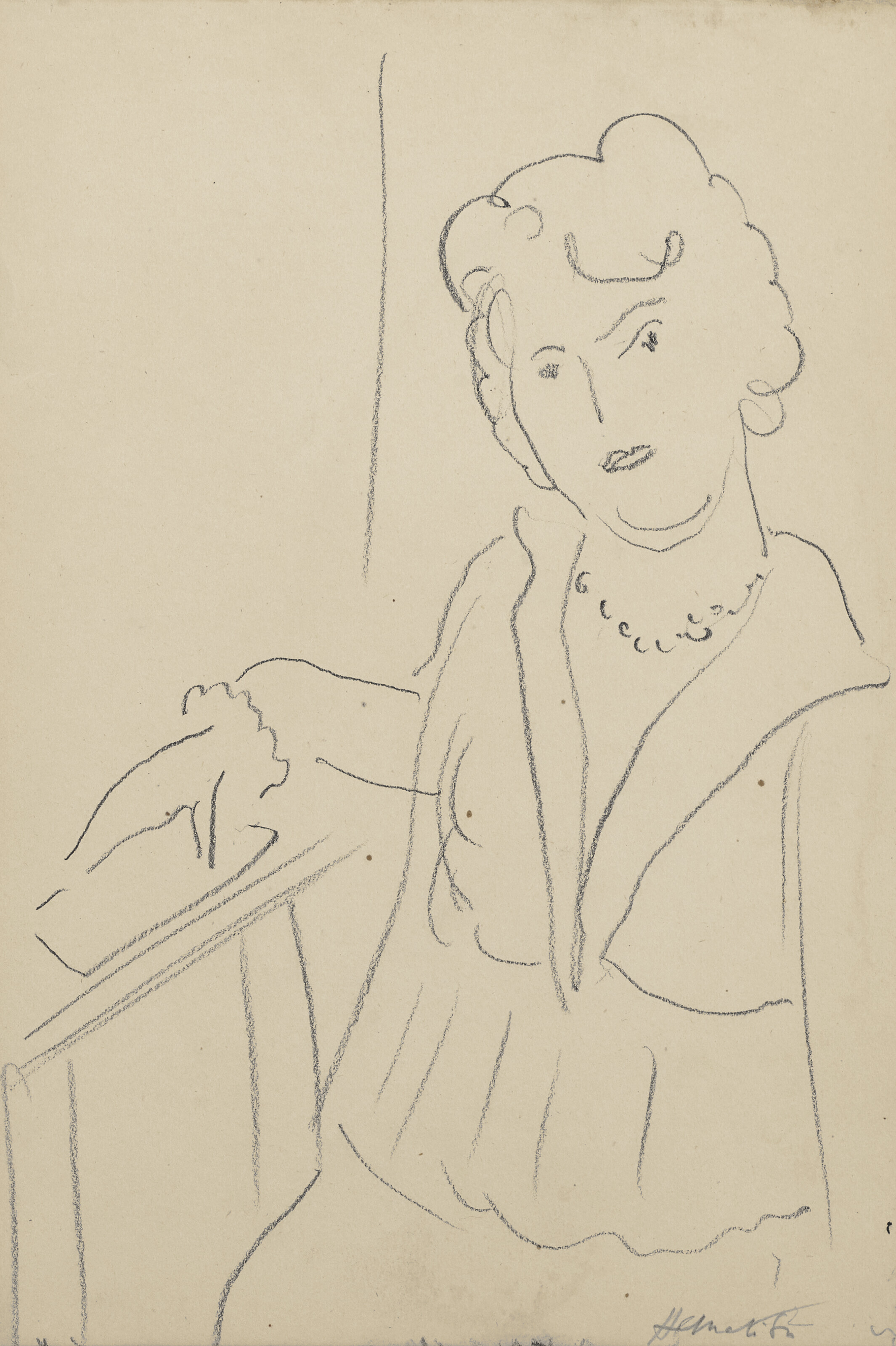 Femme assise