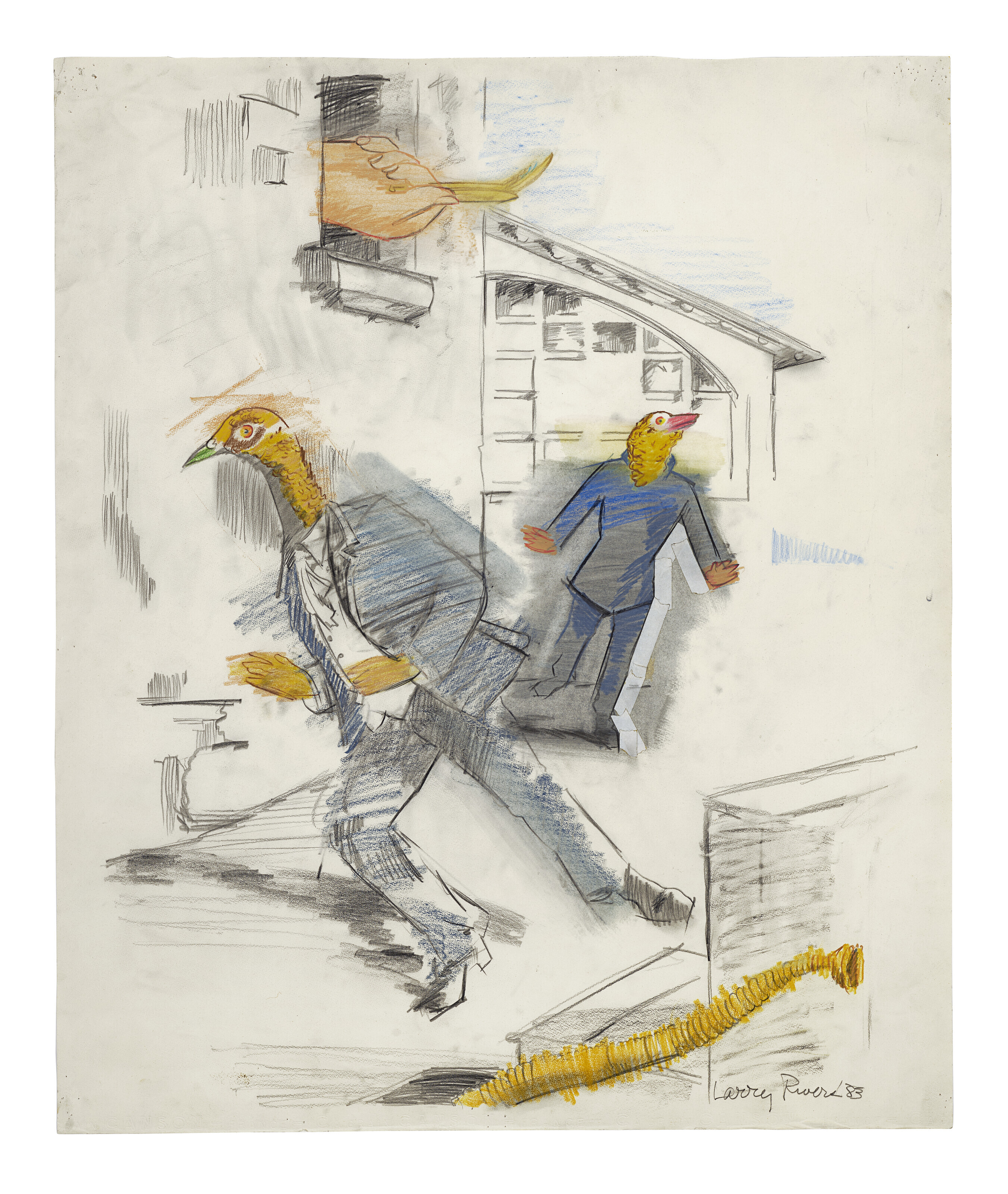 LARRY RIVERS (1923-2002), Skating | Christie’s