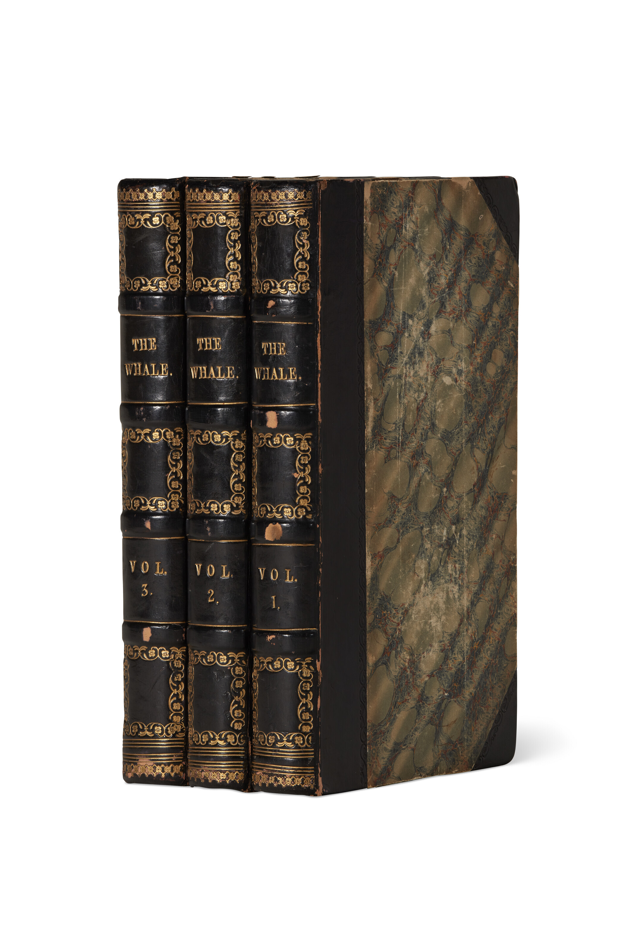 Herman Melville (1819-1891), The Whale, 1851. Three volumes, octavo. London: Richard Bentley, 1851. Sold for $170,100 in The Bruce M. Lisman Collection of Important American Literature: Part One&nbsp;on 15 June 2023 at Christie's New York