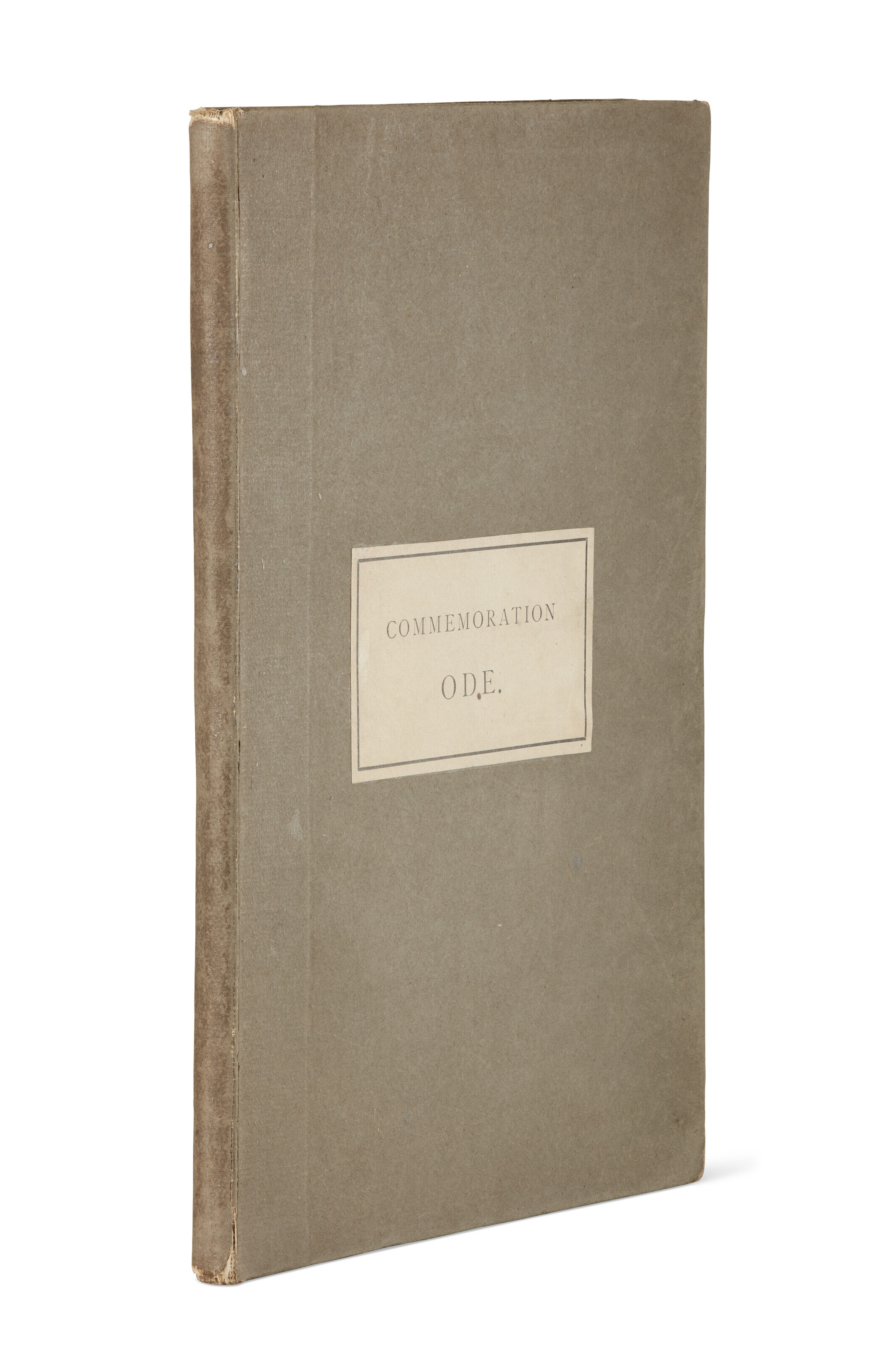 Ode recited at the Commemoration of the Living and Dead Soldiers of ...