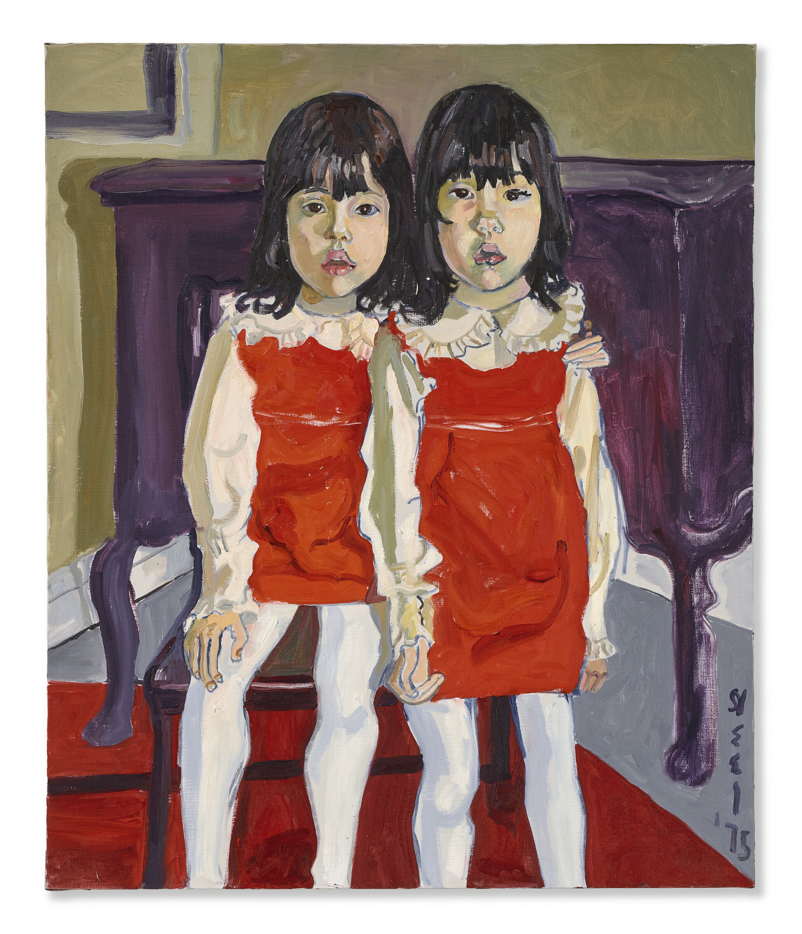 アートポスター/The Vegh Twins/アリスニール/Alice Neel ALICE NEEL (1900-1984), The De Vegh Twins | Christie's