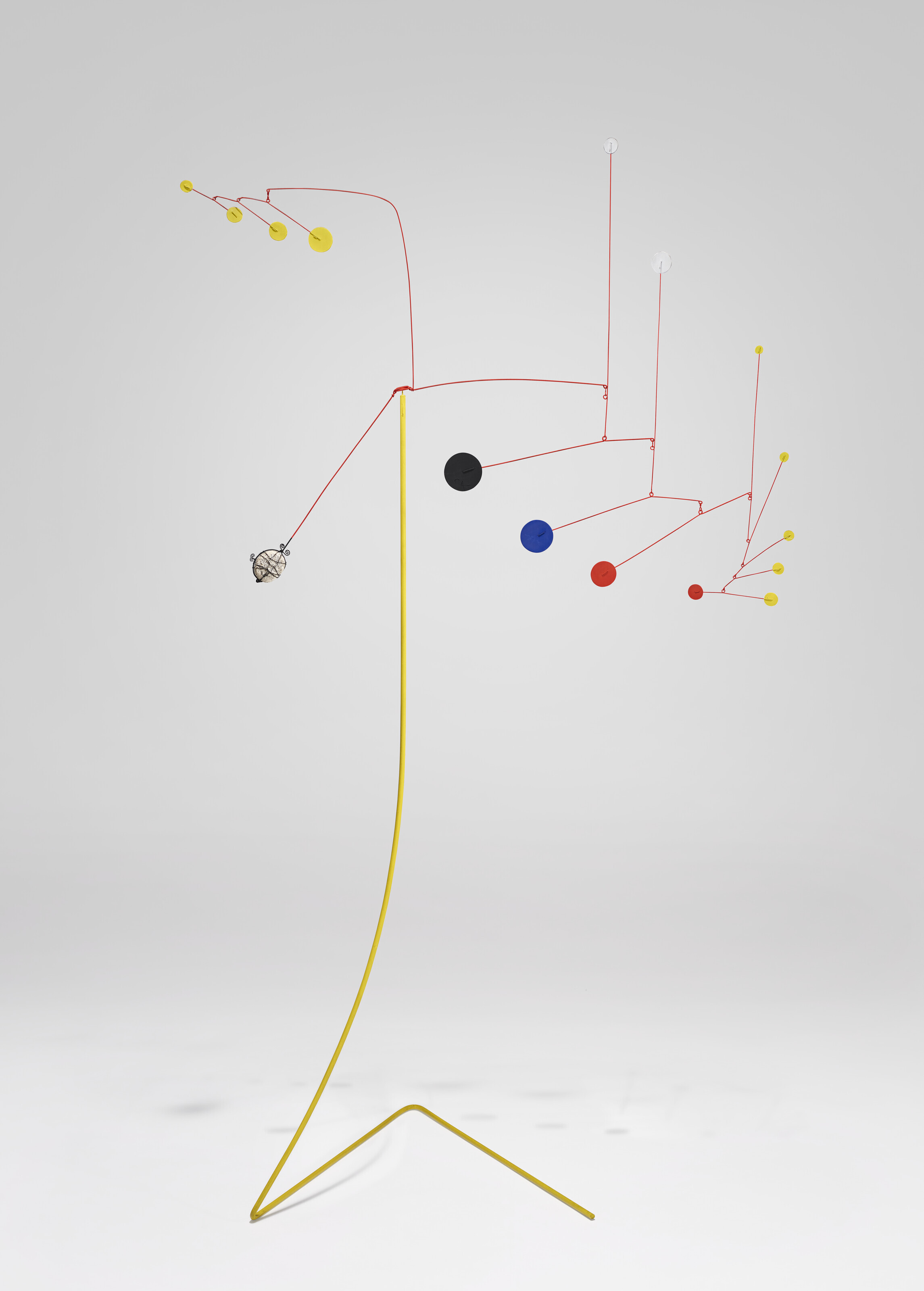 ALEXANDER CALDER (1898-1976), Caged Stone on Yellow Stalk