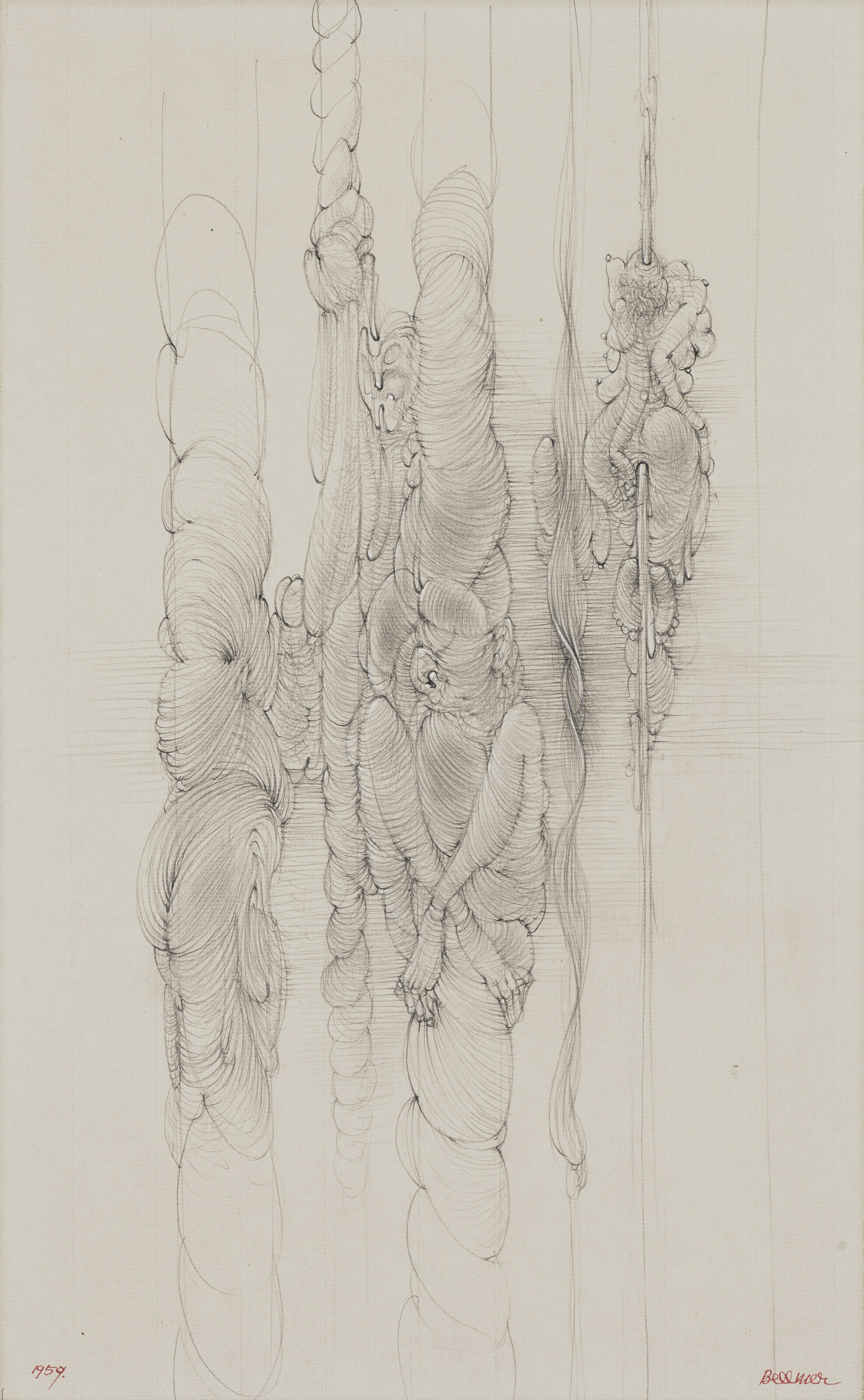 HANS BELLMER (1902-1975), Sans titre (Femmes cordes) | Christie's