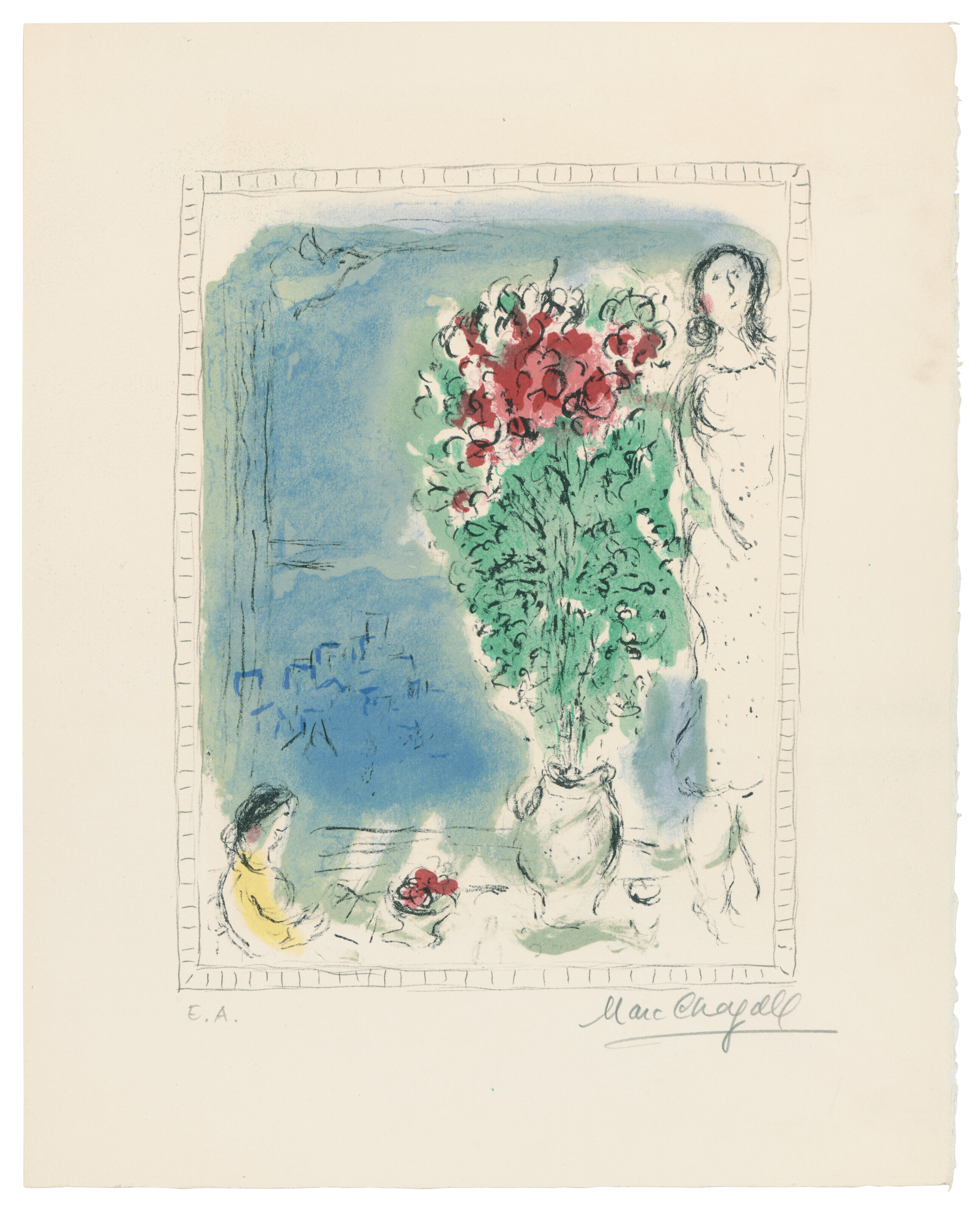 MARC CHAGALL (1887-1985), Saint-Paul de la fenêtre | Christie's