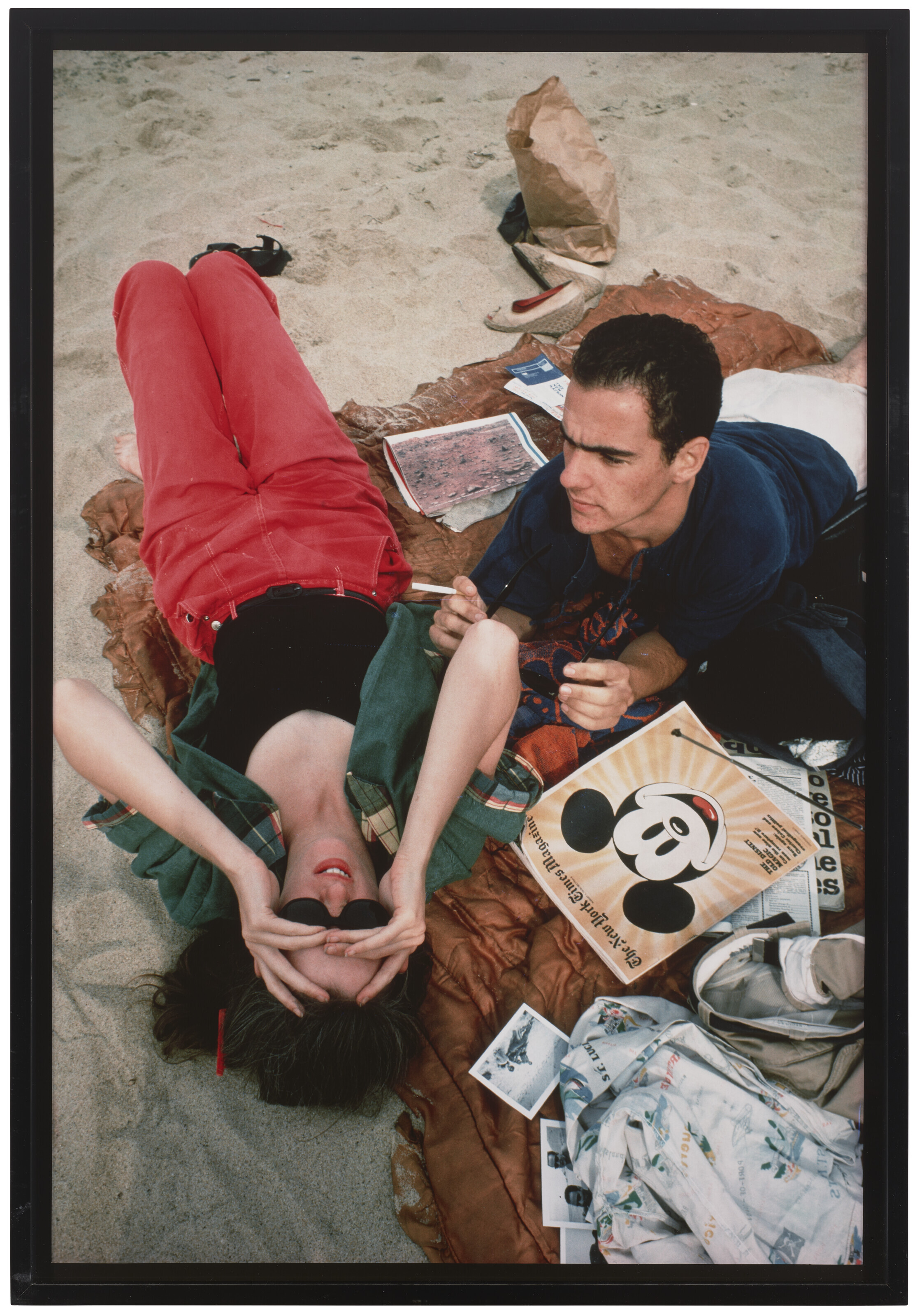 ISSUE 4 / Nan Goldinなど NAN GOLDIN (B. 1953), CZ and Max on the beach, Truro, MA, 1976