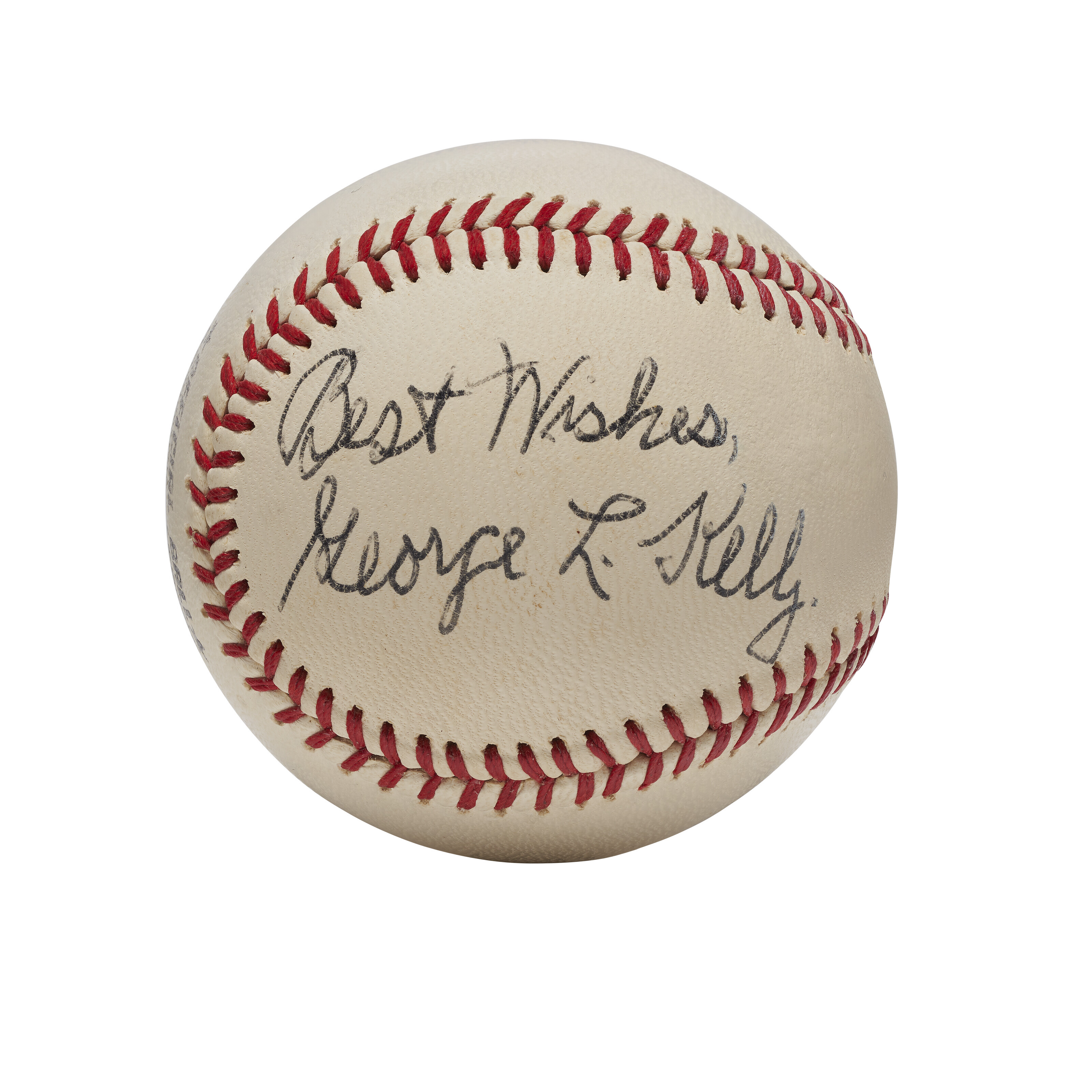 KELLY SINGLE SIGNED BASEBALL (PSA/DNA), Christie’s