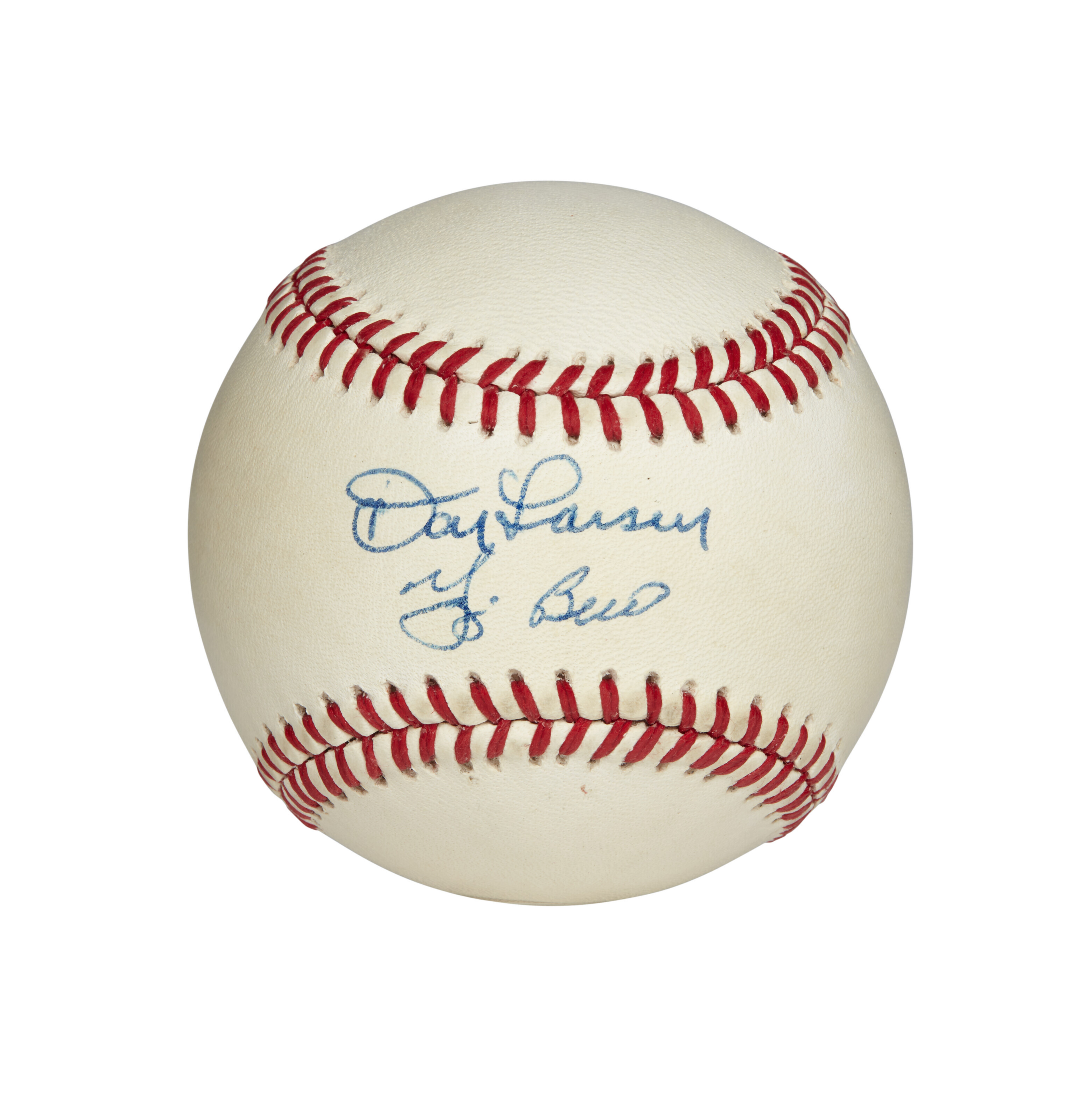 DON LARSEN AND YOGI BERRA AUTOGRAPHED BASEBALL (JSA), | Christie's