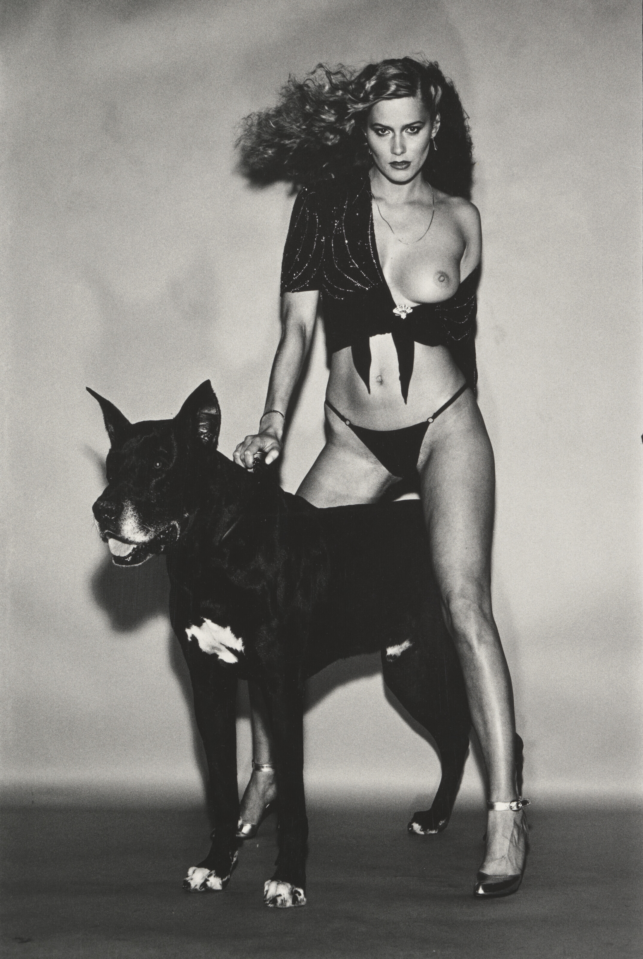 Catalog image of Woman with Dog, années 1970