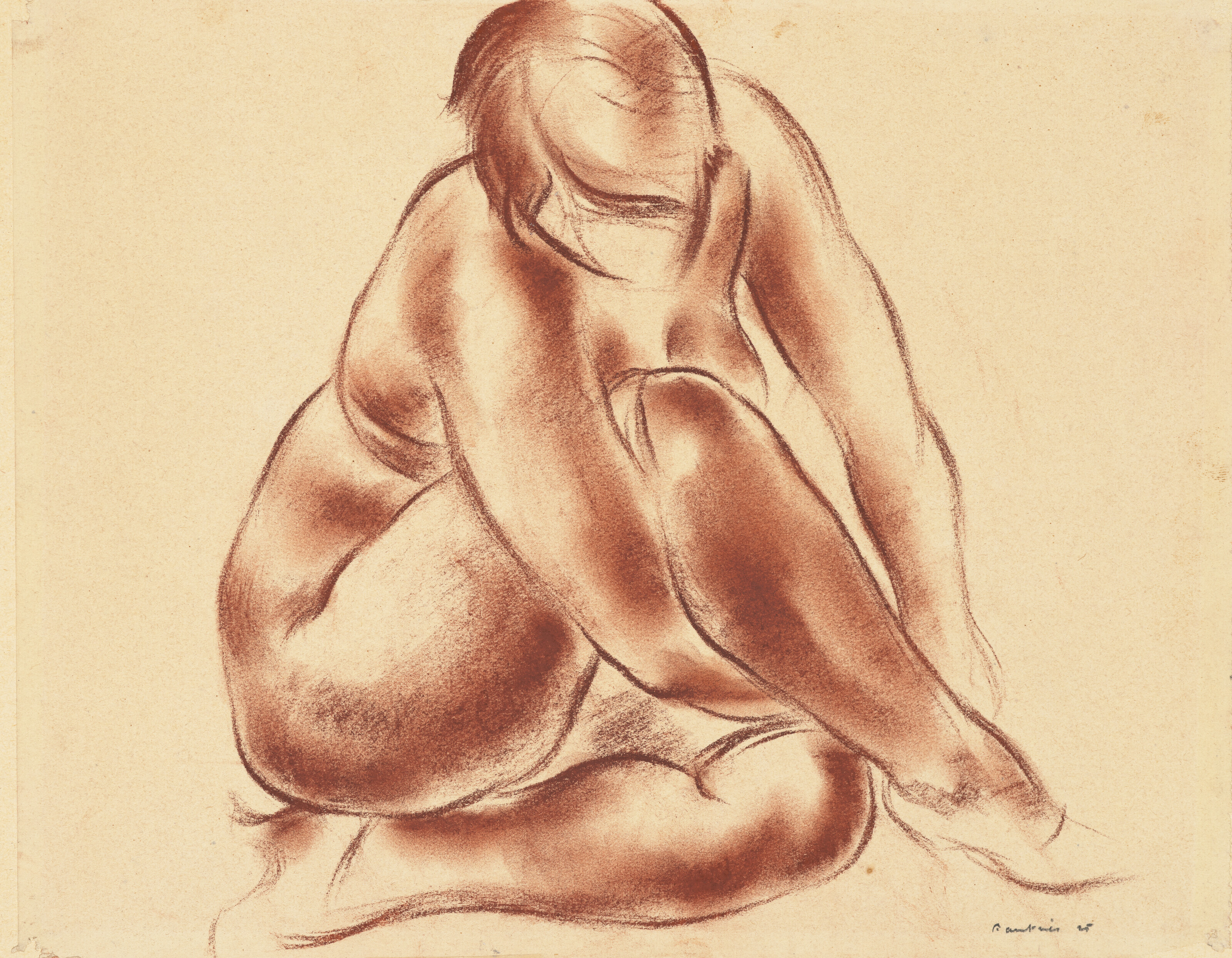 Jean Fautrier, Sans titre, 1925, offered in Contemporary Art – online sale including A Lifetime Collection, 28 November to 8 December 2023 at Christie's Online