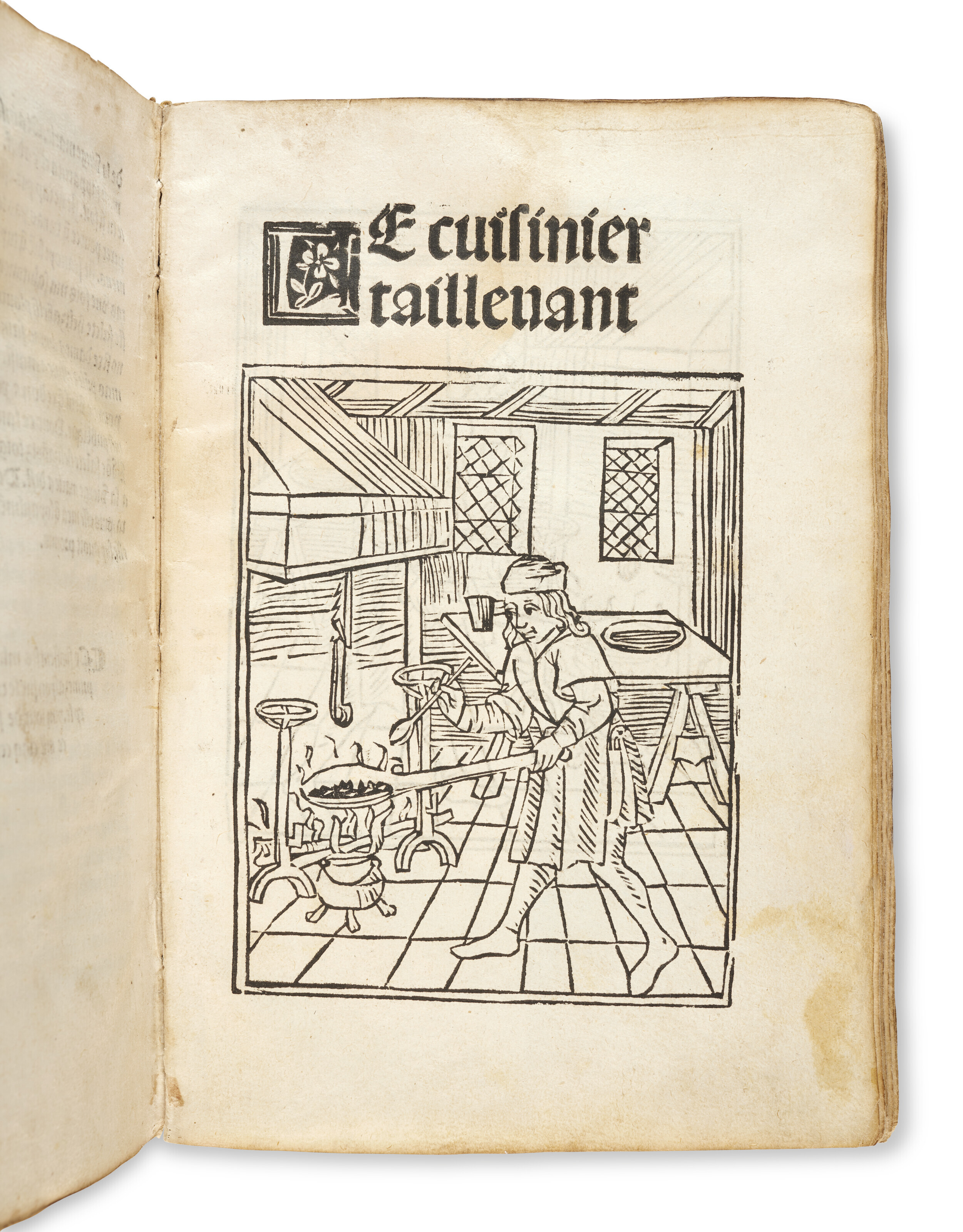 Guillaume Tirel, known as Taillevent (circa 1310-1395), Le Cuisinier Taillevant, ou le Viandier, circa 1495-96. Offered in Le Festin de Pierre - Biblioth&egrave;que du baron Pierre de Crombrugghe on 23 March 2023 at Christie&rsquo;s in Paris