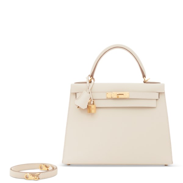 Hermes Craie Epsom Sellier Kelly 28 Gold Hardware