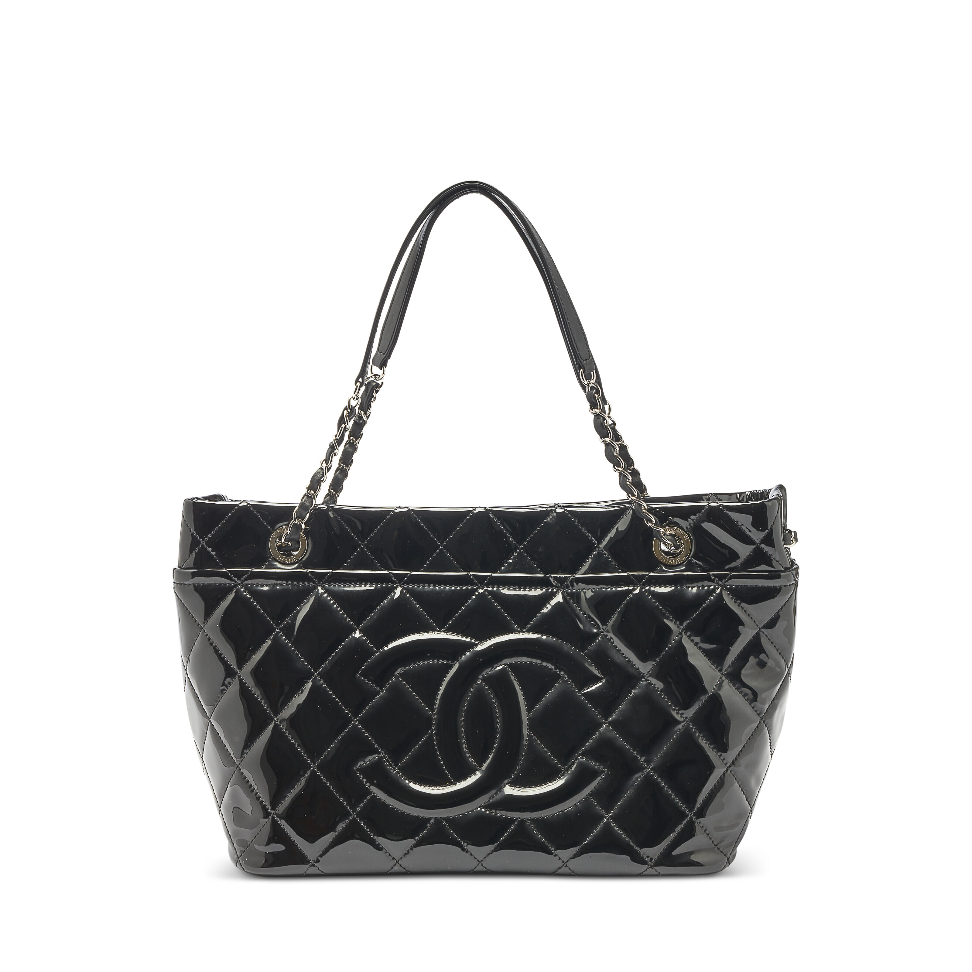 Black patent store leather bag sale