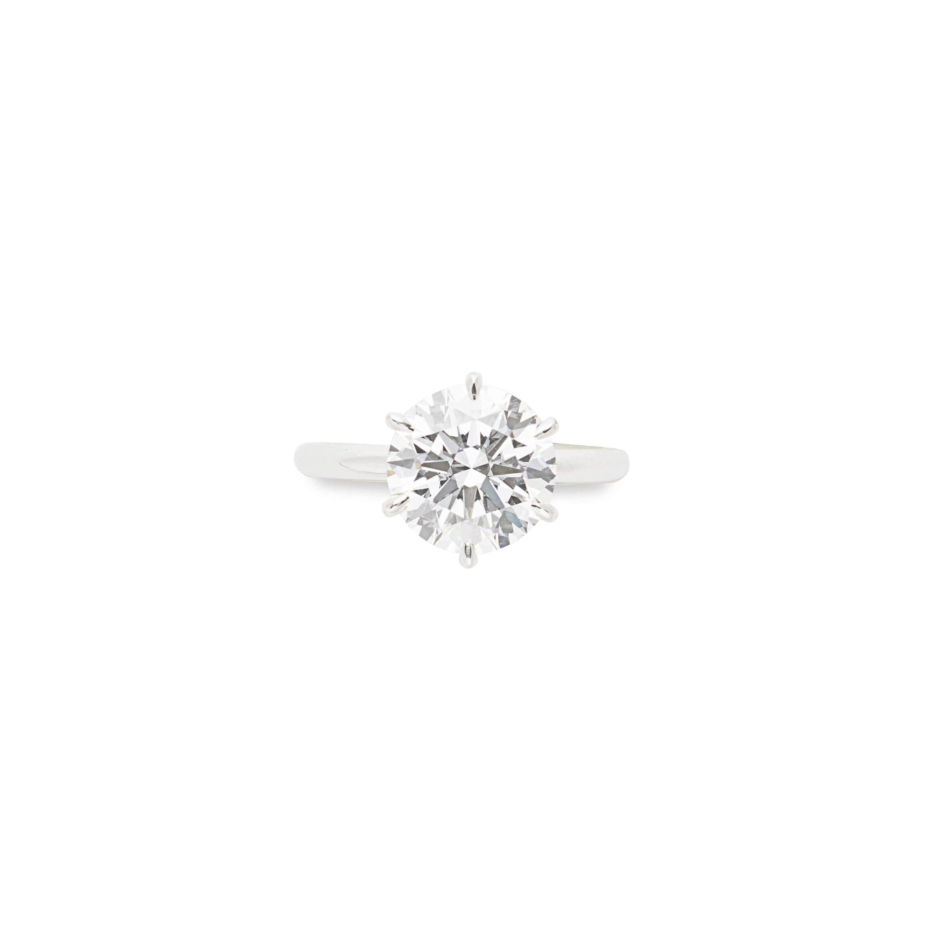 Rare Bague Solitaire Diamant Blanc Cassé 43,50 Ct, Certifiée, Argent 925, Inde