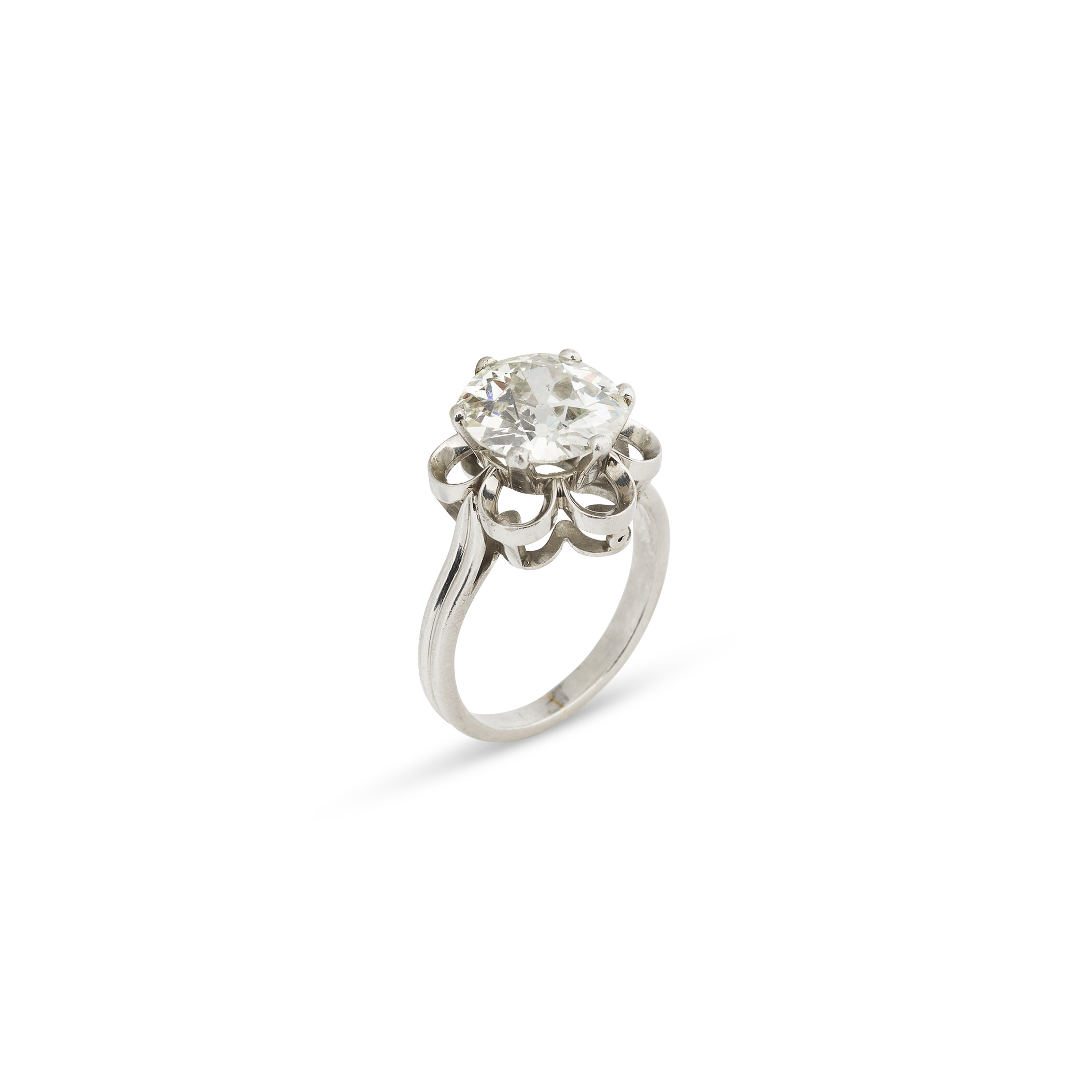 Bague solitaire diamant en or blanc - maison de l'alliance