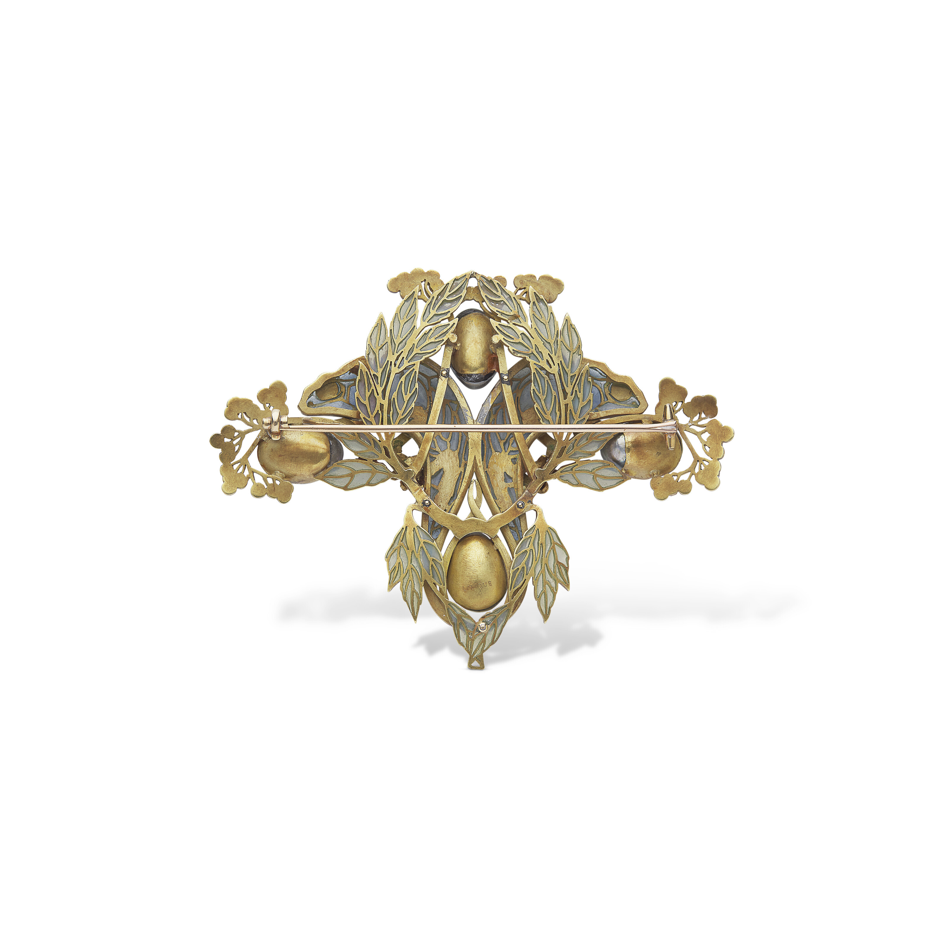 Broche Oiseau Argent Marcassite Nacre - Clip Corsage Ancien, Poinçon Sanglier, Origine France