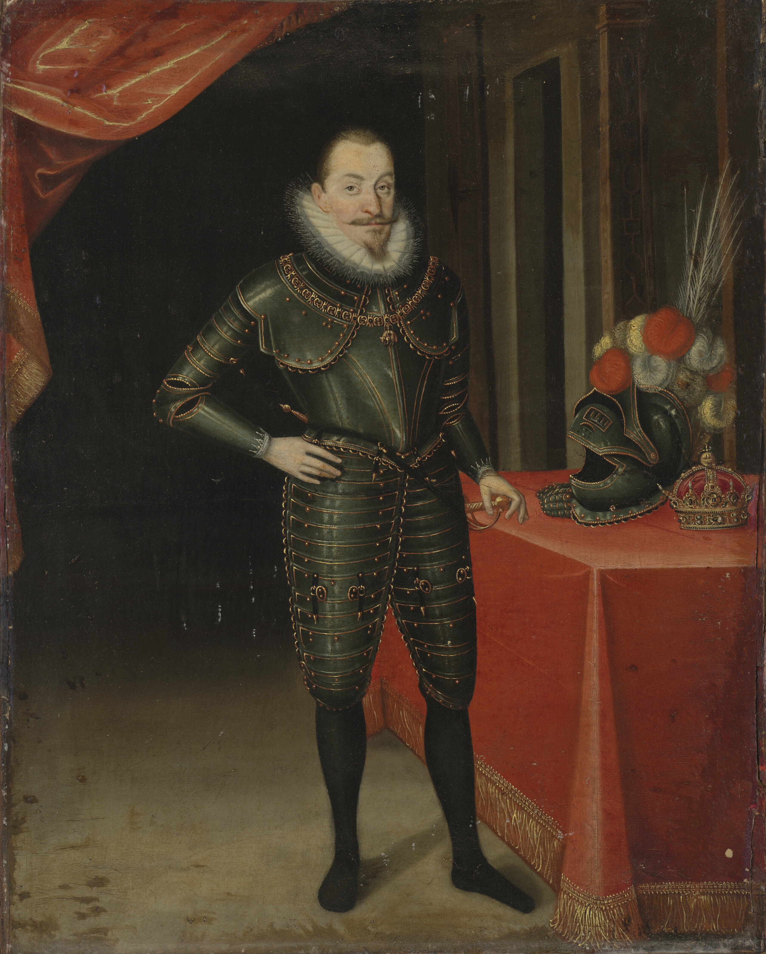 Sold at Auction: TABLEAU \, image size:2569x3200