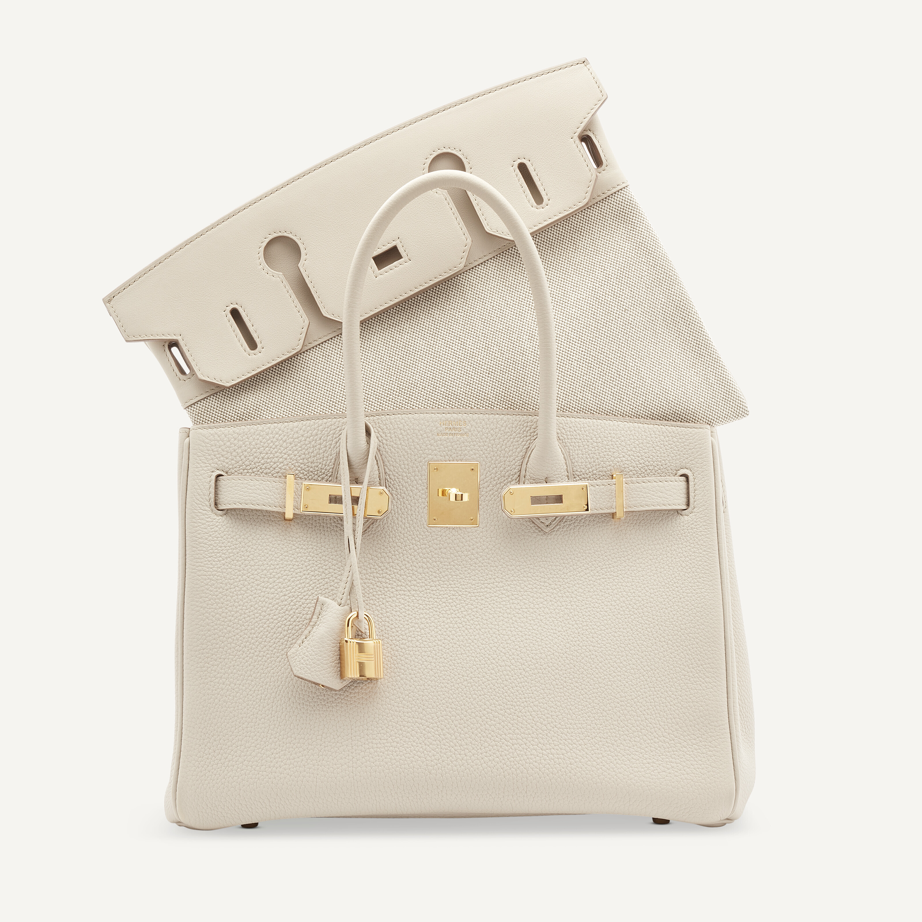 A LIMITED EDITION BÉTON TOGO & SWIFT LEATHER 3 IN 1 BIRKIN 30 WITH