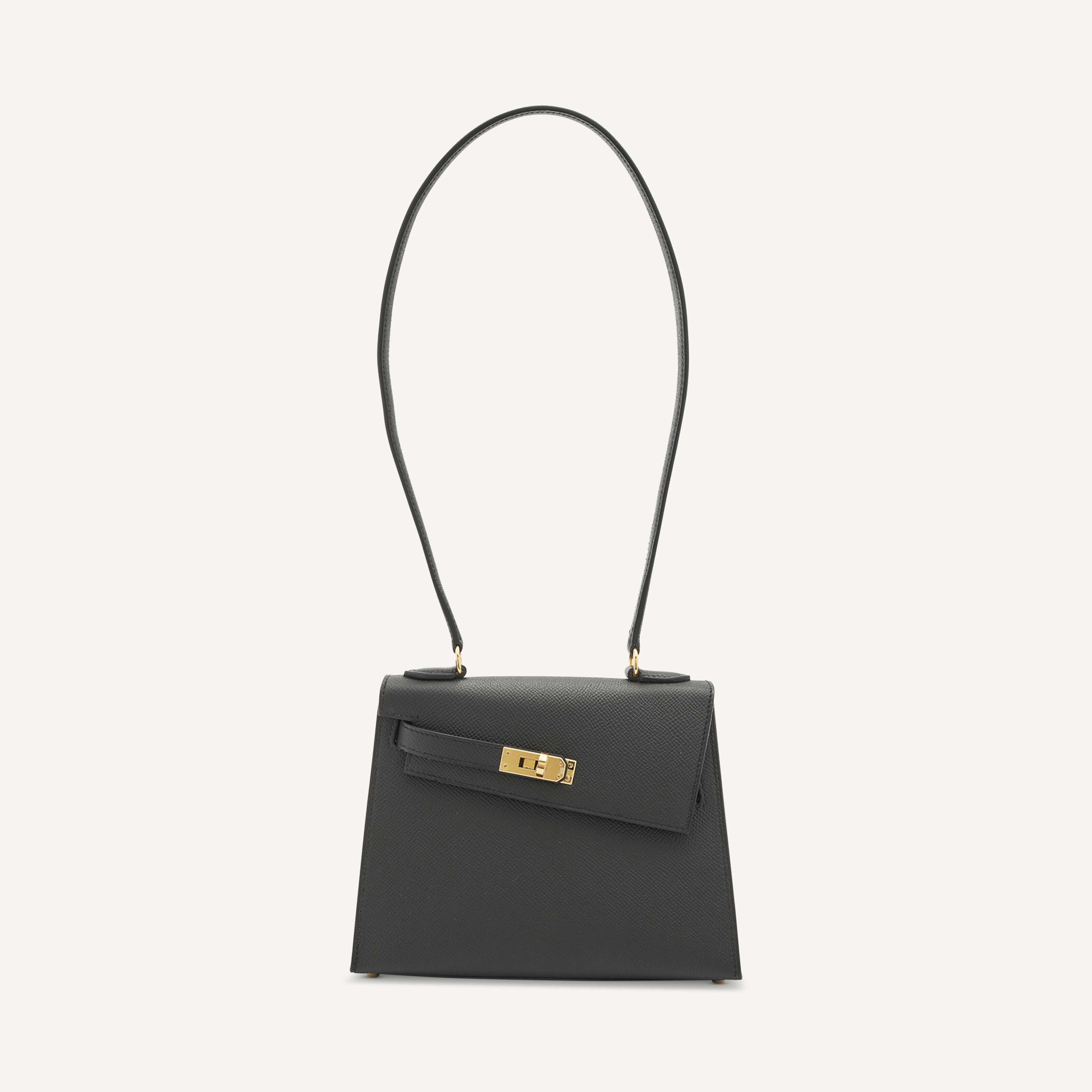 A LIMITED EDITION BLACK EPSOM LEATHER SELLIER DÉSORDRE KELLY 20