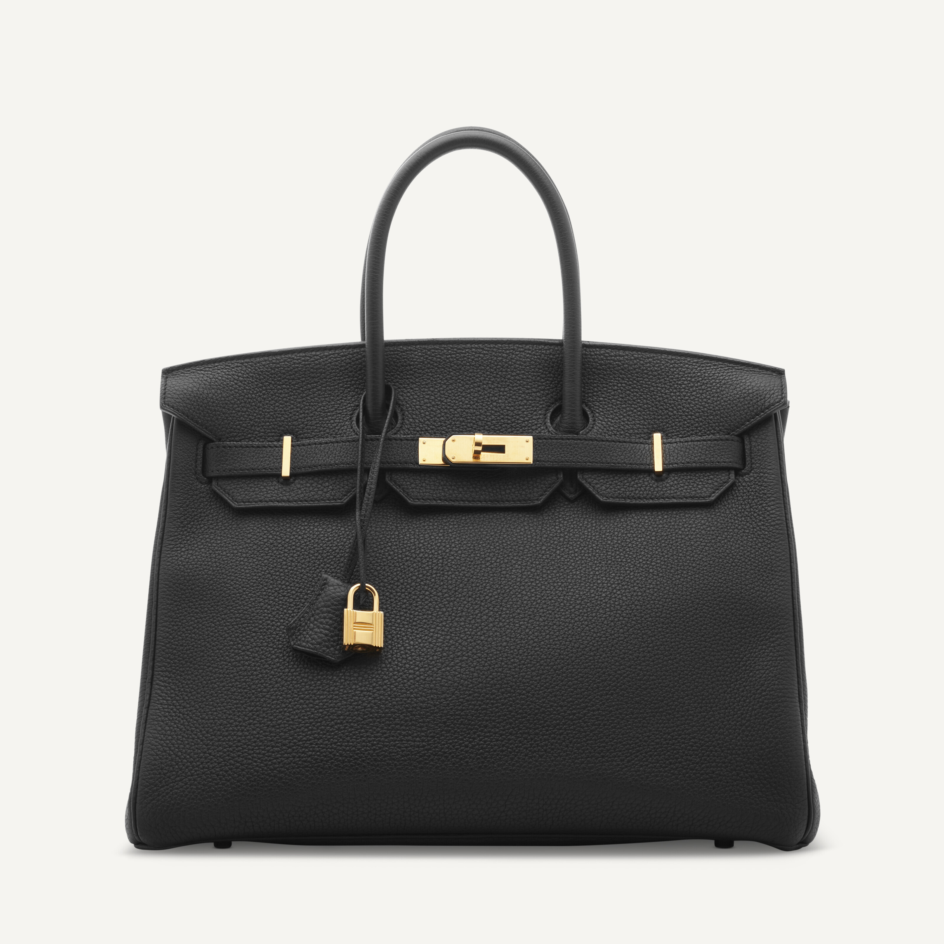 A BLACK TOGO LEATHER BIRKIN 25 WITH GOLD HARDWARE, HERMÈS, 2023