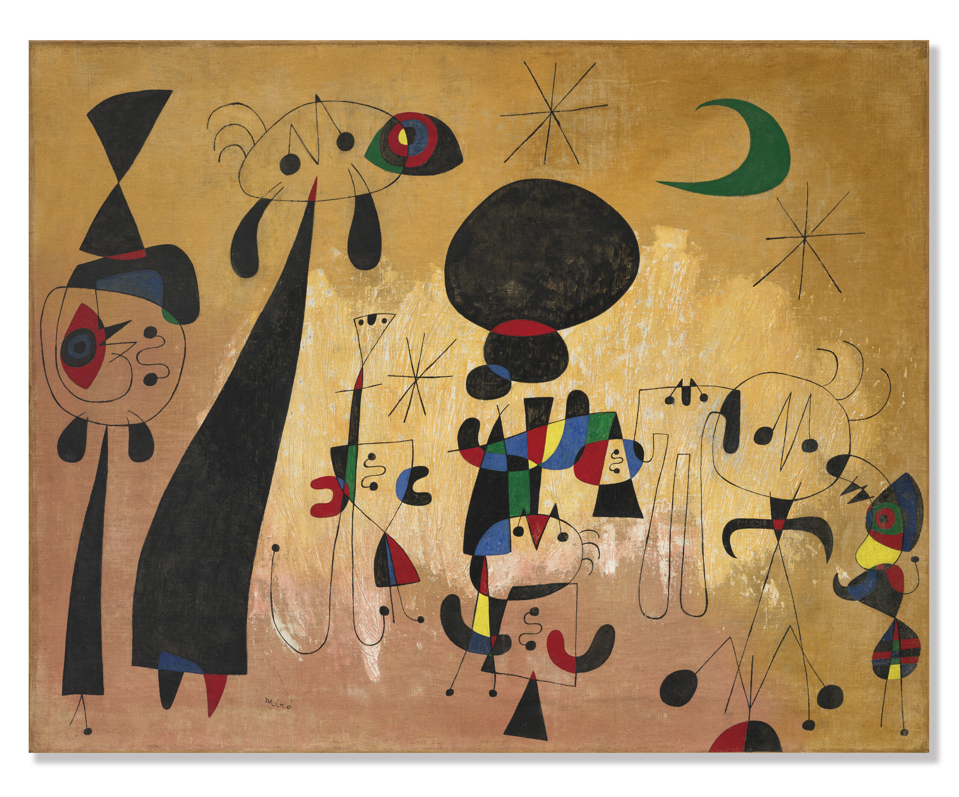 Joan Miró (1893-1983), Peinture (Femmes, lune, étoiles), 1949, offered in Avant-Garde(s) Including Thinking Italian on 20 October 2023 at Christie's in Paris