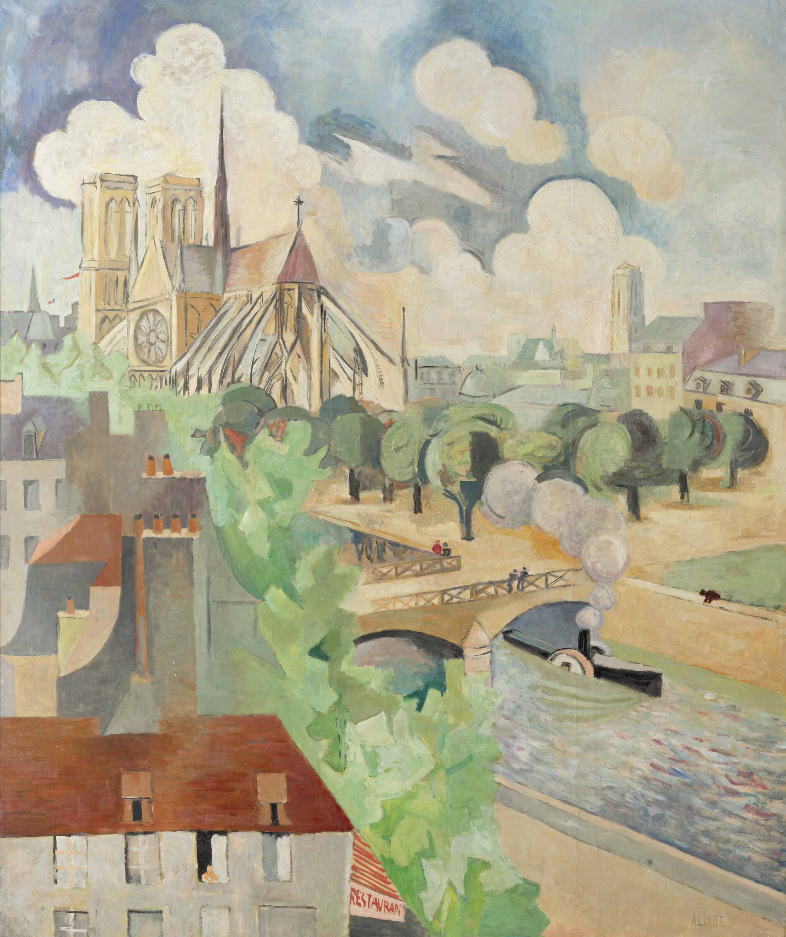Catalog image of La Seine et Notre-Dame de Paris