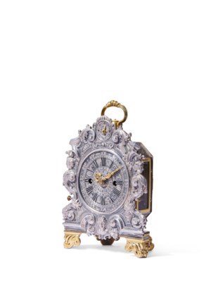 Horloge de voyge plinte Jeger LeCoultre de huit jours en cuir vert