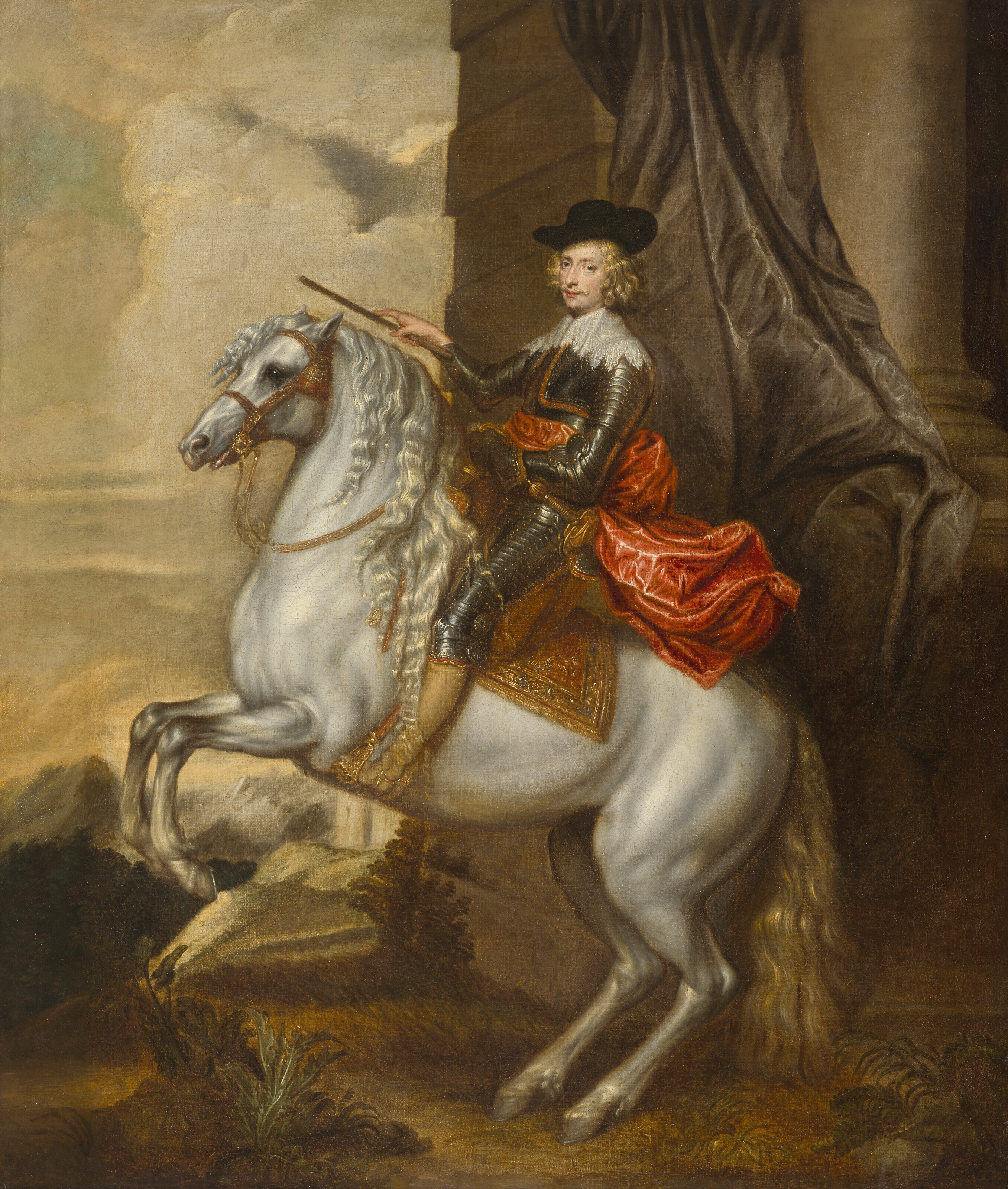 Catalog image of Portrait équestre de l'archiduc Ferdinand d'Autriche
