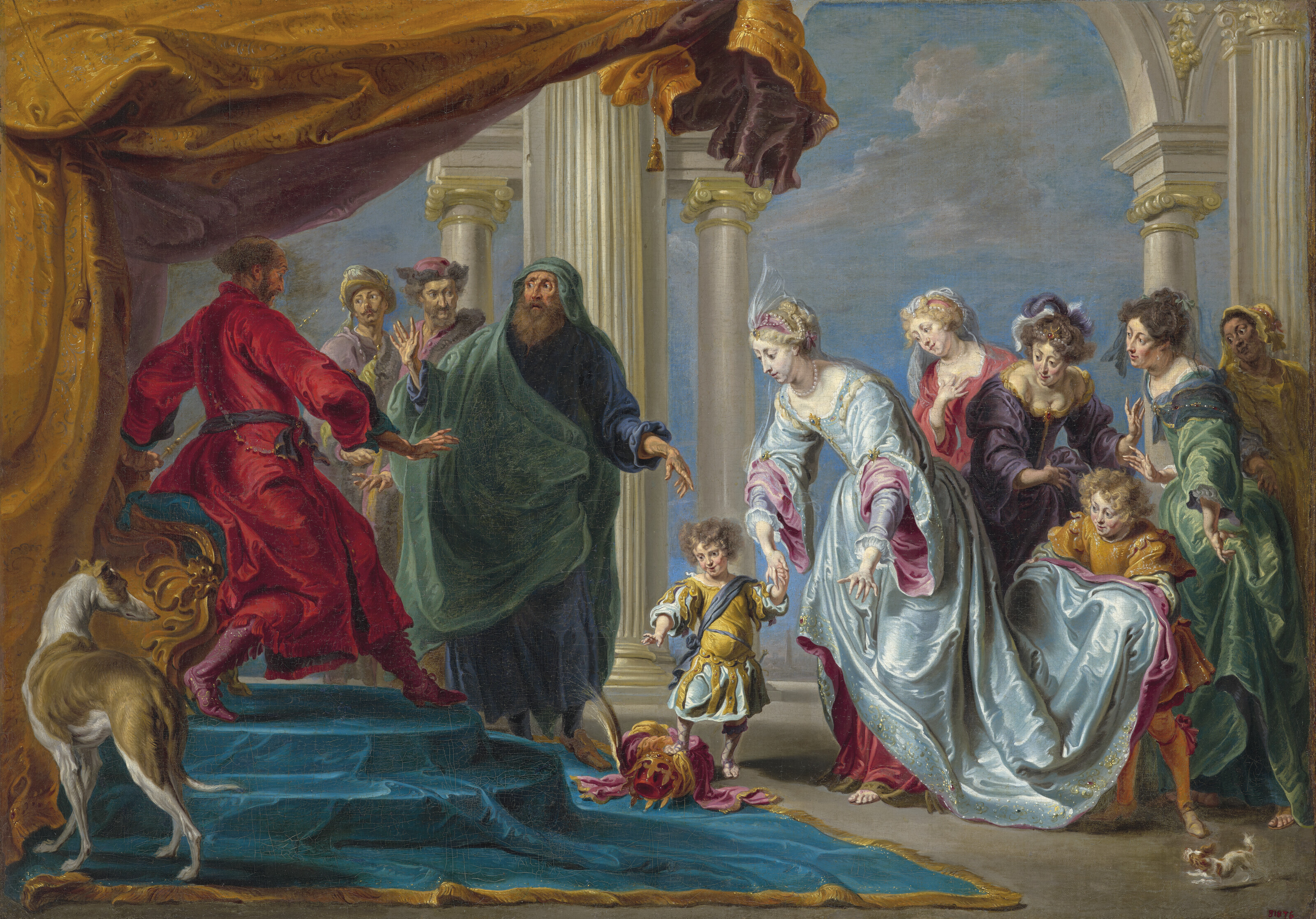 Catalog image of Moïse enfant foulant aux pieds la couronne de Pharaon