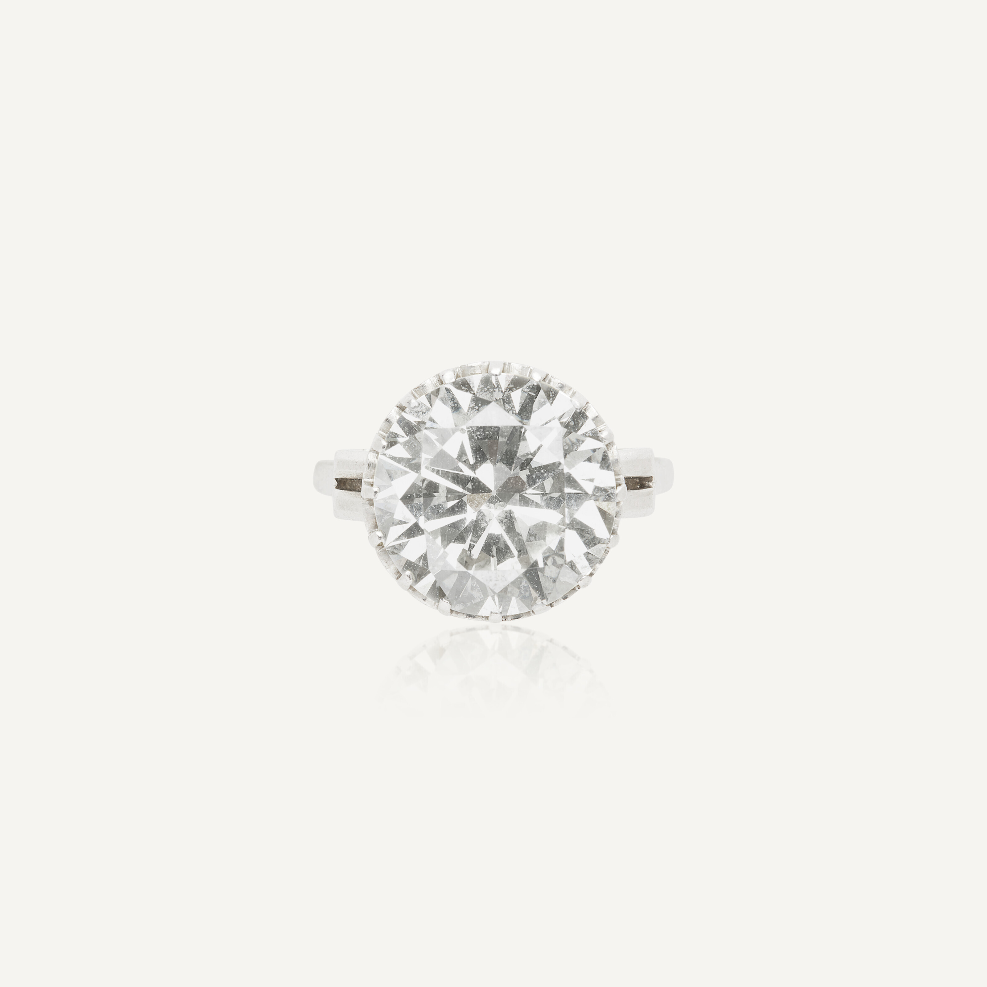 Bague Solitaire Or Jaune 14 Carats - Diamants 2 Carats D VVS1 - Taille 54