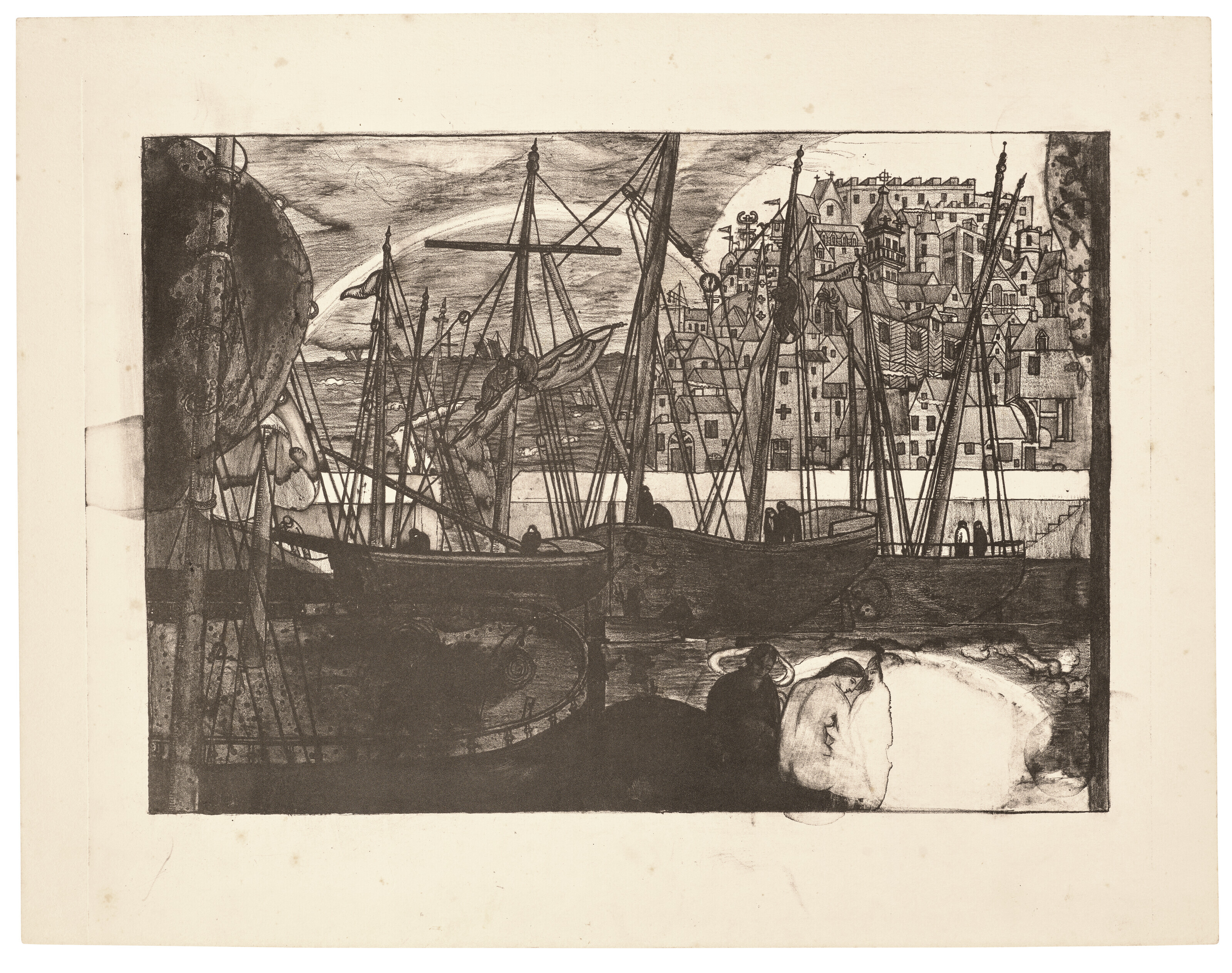 Catalog image of Pêcheurs de goemons (Seaweed Gatherers and Bathing Women)