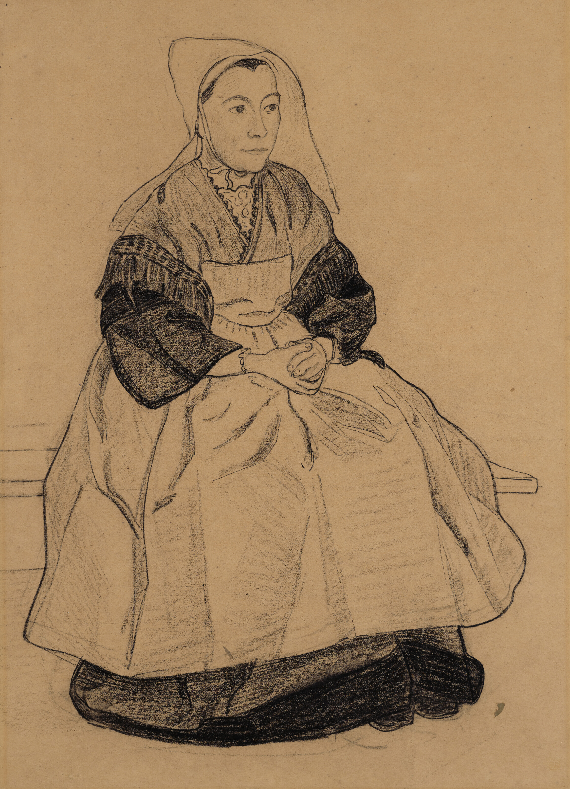 Catalog image of Fille bretonne le dimanche ou Marie Julienne