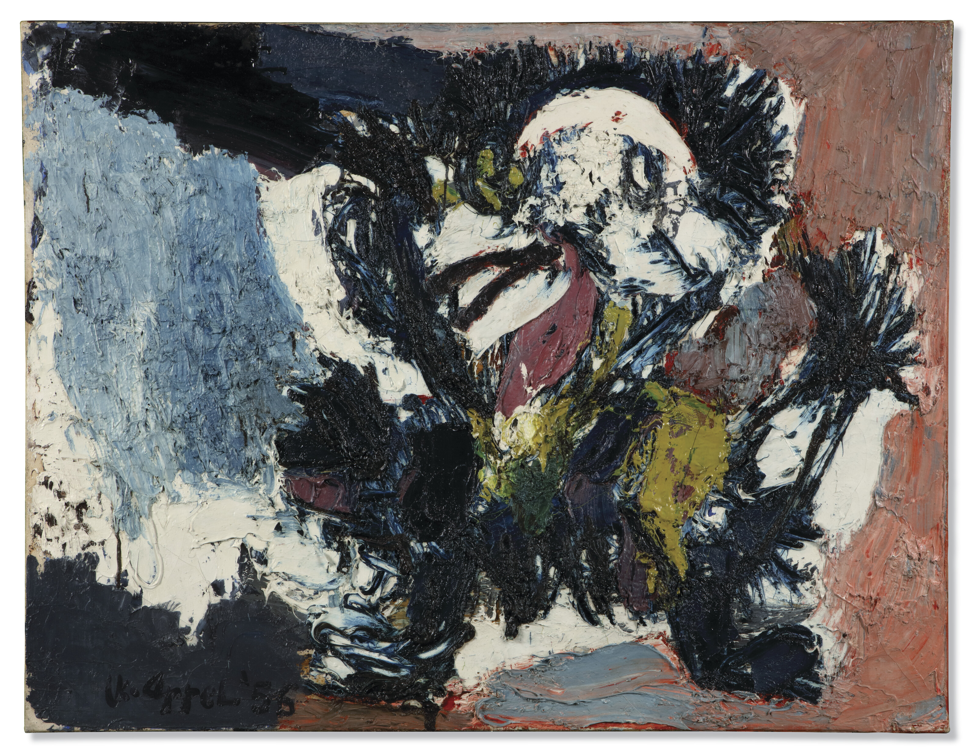 Karel Appel, Untitled, 1956, offered in 20th/21st Century: Amsterdam until 23 April 2024 at Christie's Online