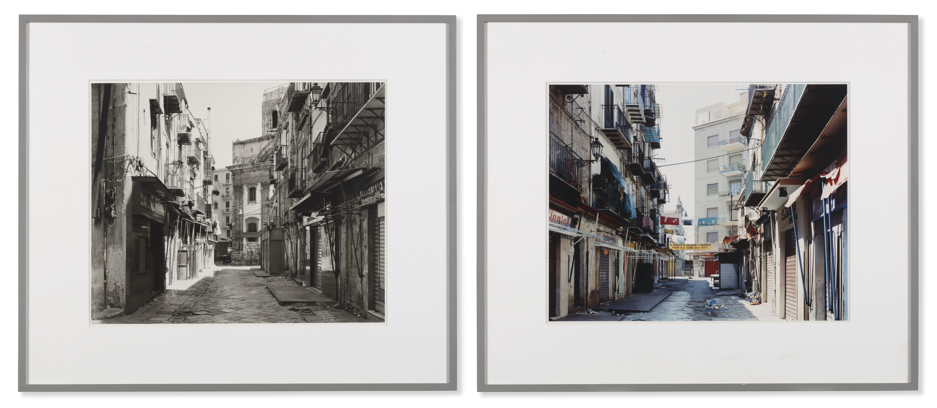 THOMAS STRUTH (B. 1954), (i) Strasse in Palermo I(ii) Strasse in ...