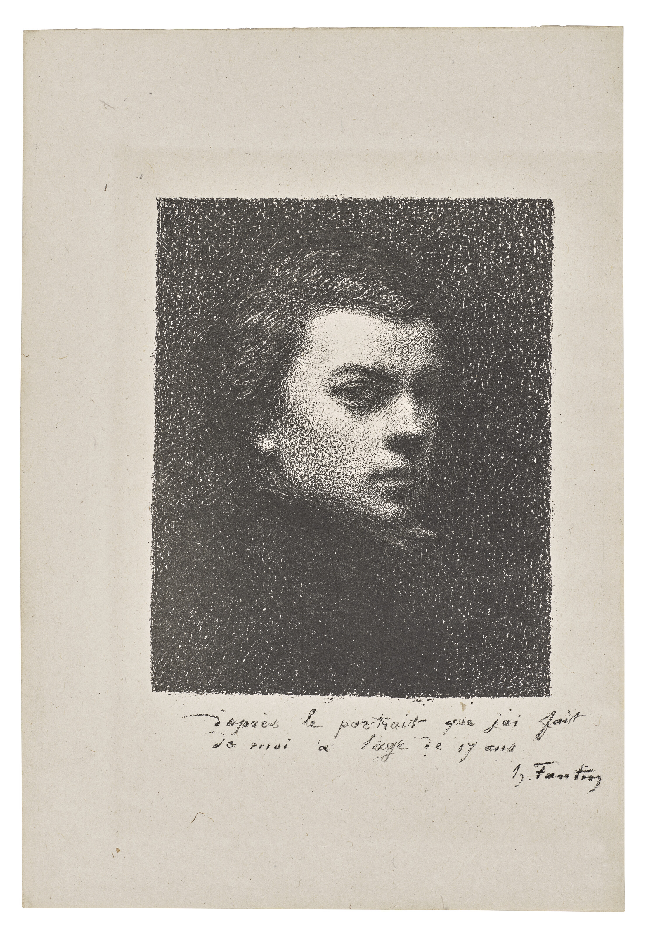 Henri Fantin-Latour、FECONDITE、海外版超希少レゾネ Mademoiselle de Fitz-James by Henri Fantin-Latour