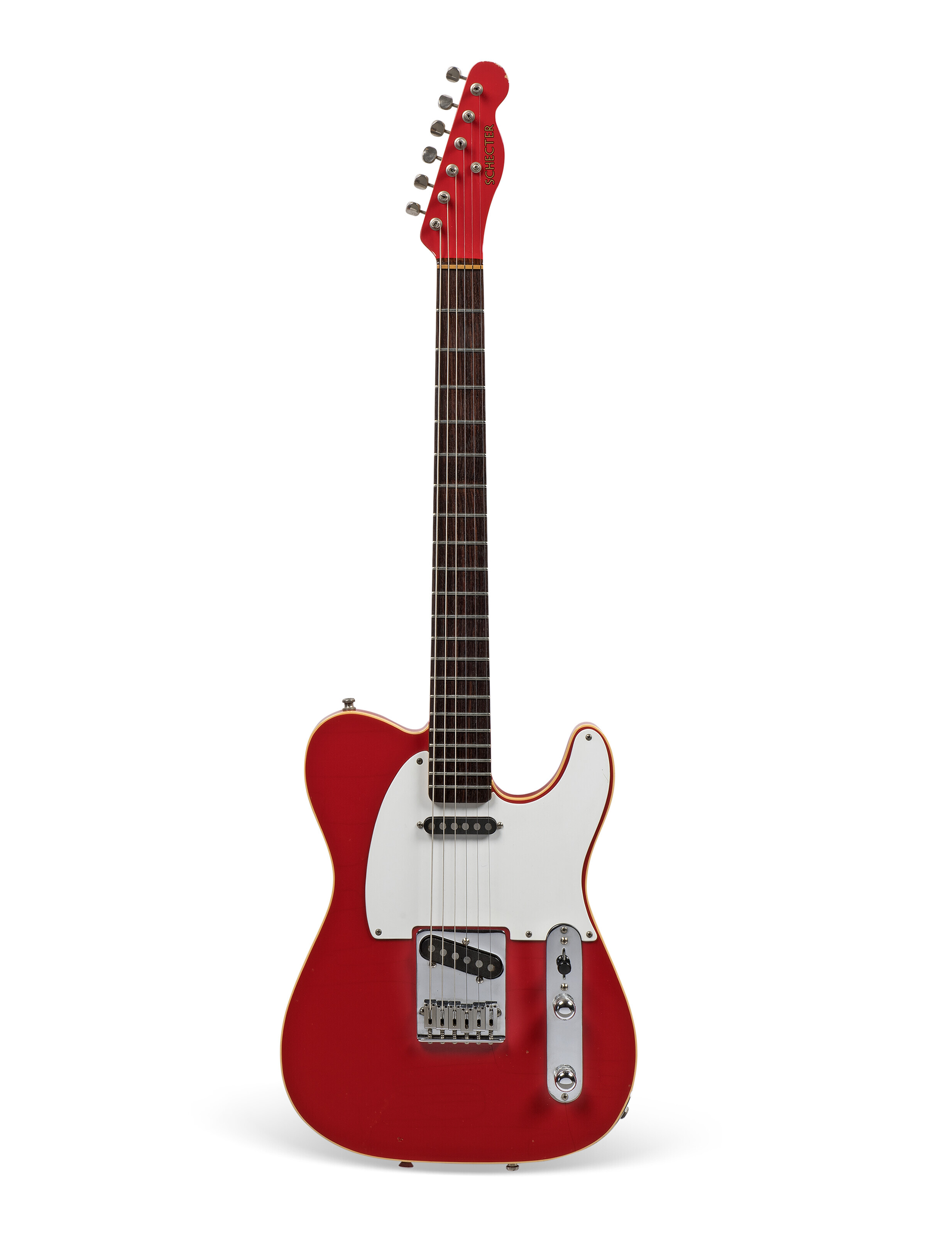 Schecter telecaster red top